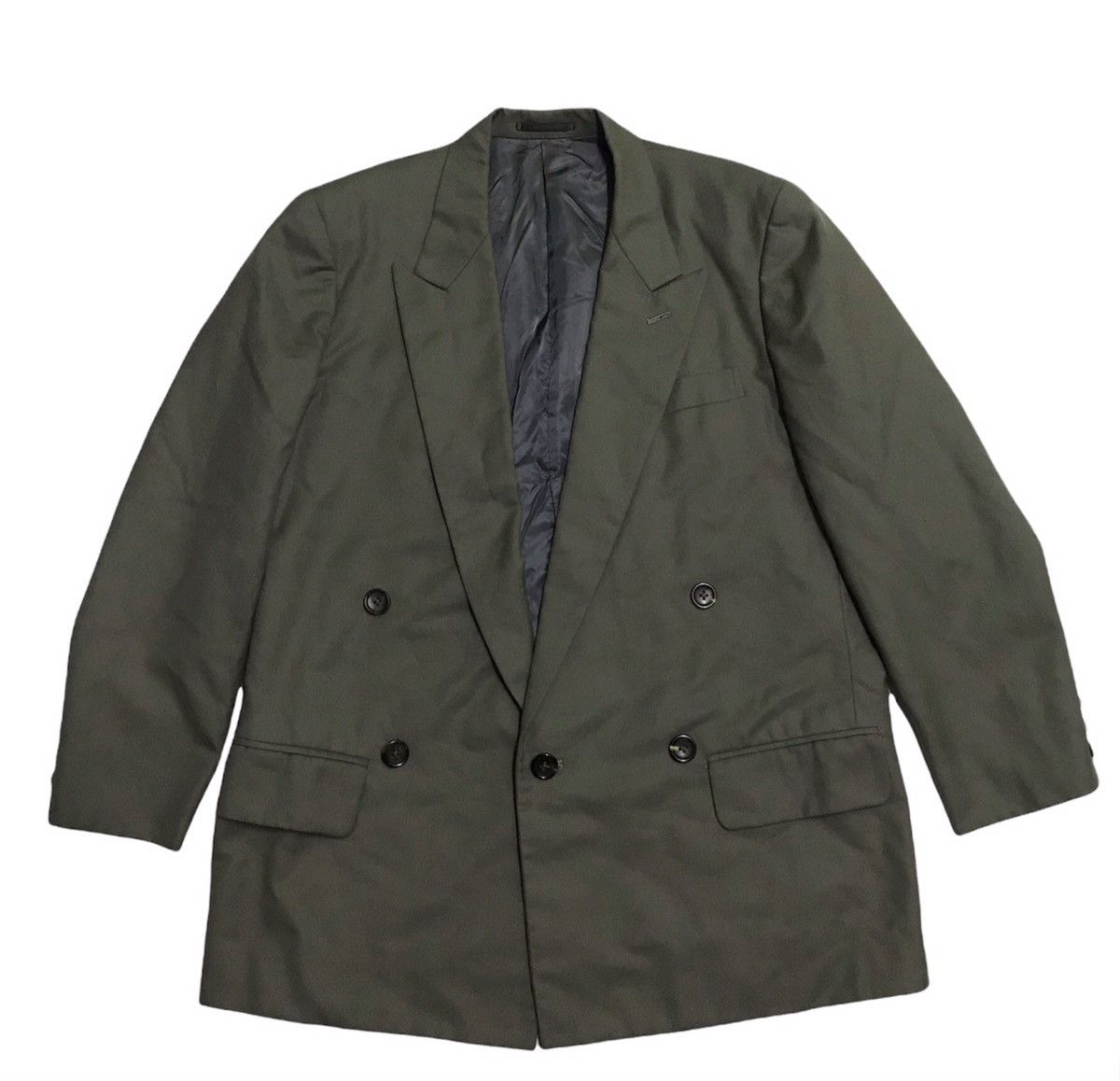 Yohji Yamamoto Yohji Yamamoto double button coat Size US S / EU 44-46 / 1 - 5 Thumbnail