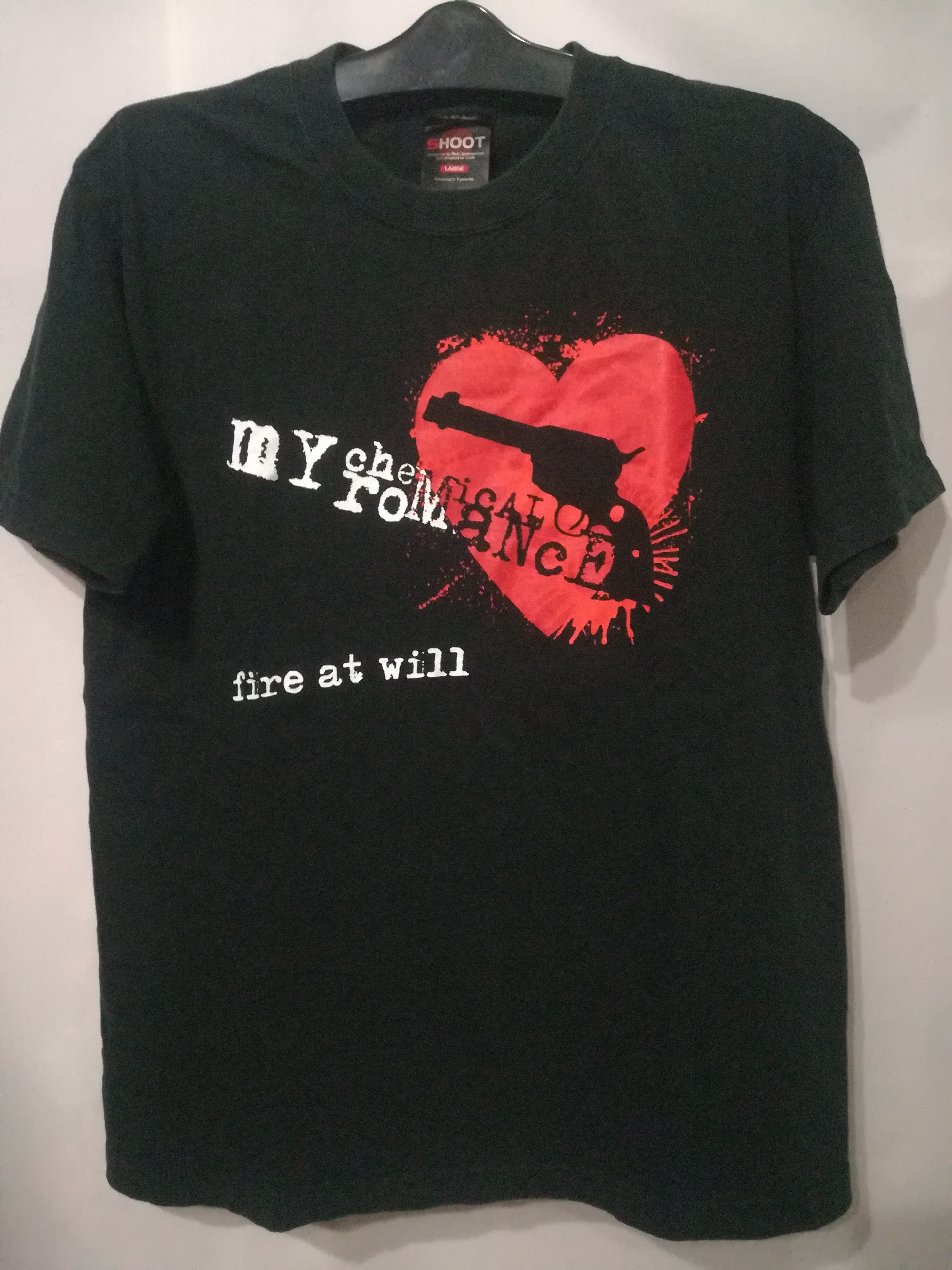 Band Tees × Vintage Vintage My Chemical Romance fire at will Tshirt Size US L / EU 52-54 / 3 - 1 Thumbnail