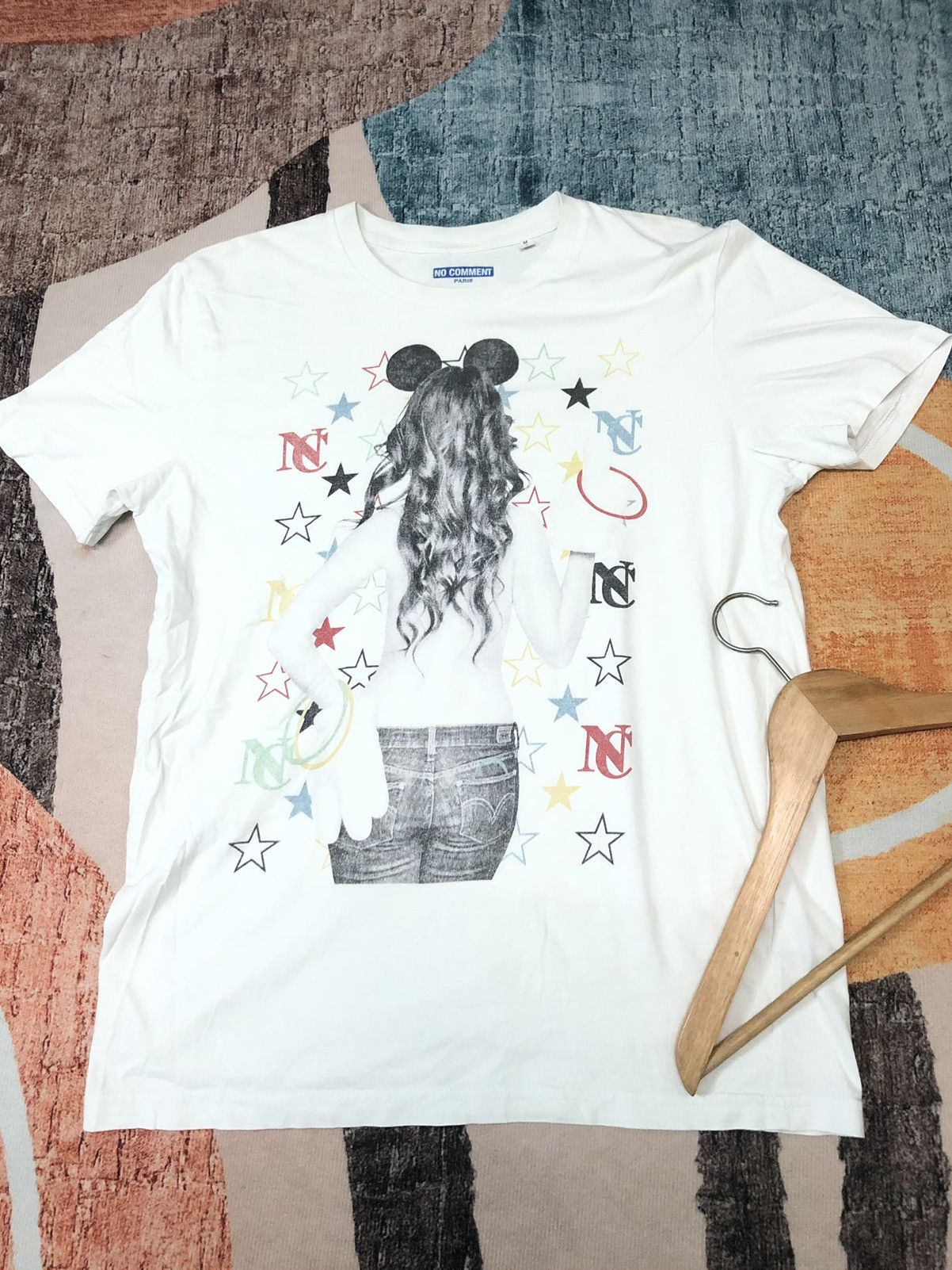 Designer × Japanese Brand NO COMMENT PARIS SEXY GIRL NAKED PHOTO TEE Size US M / EU 48-50 / 2 - 1 Thumbnail
