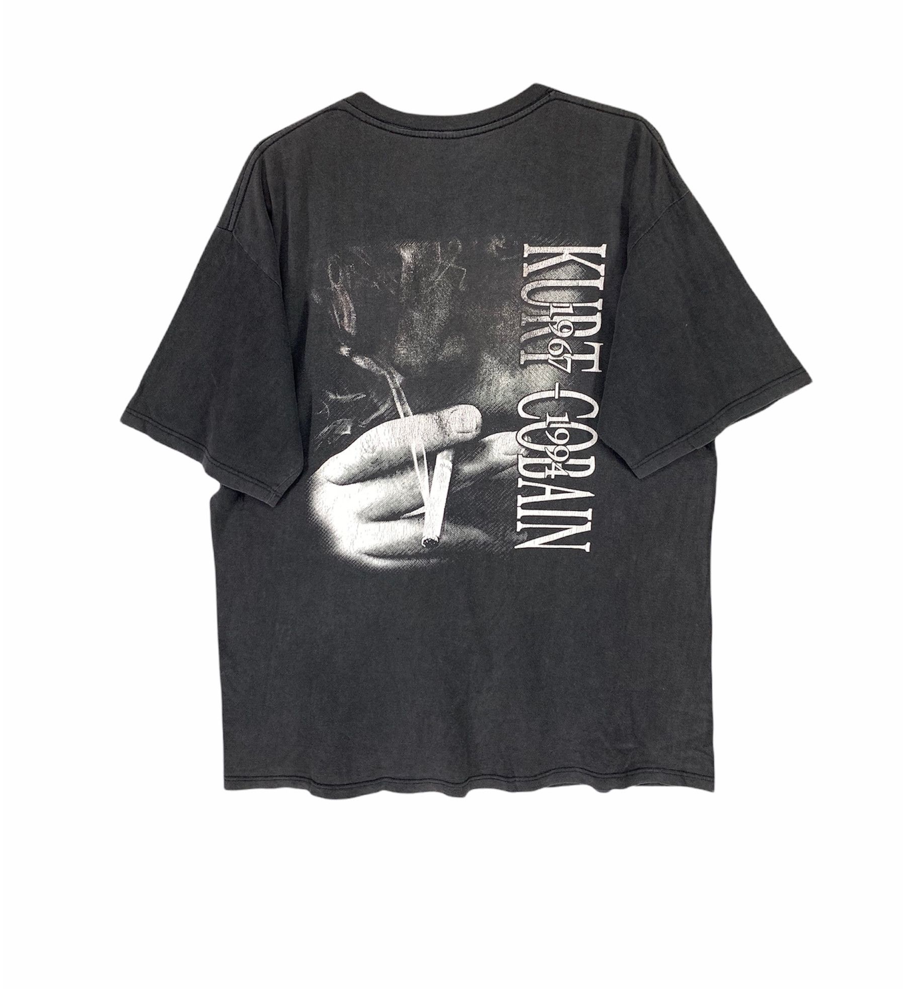 Band Tees × Vintage Kurt cobain memorial distressed 90s vintage bootleg shirt Size US XL / EU 56 / 4 - 2 Thumbnail