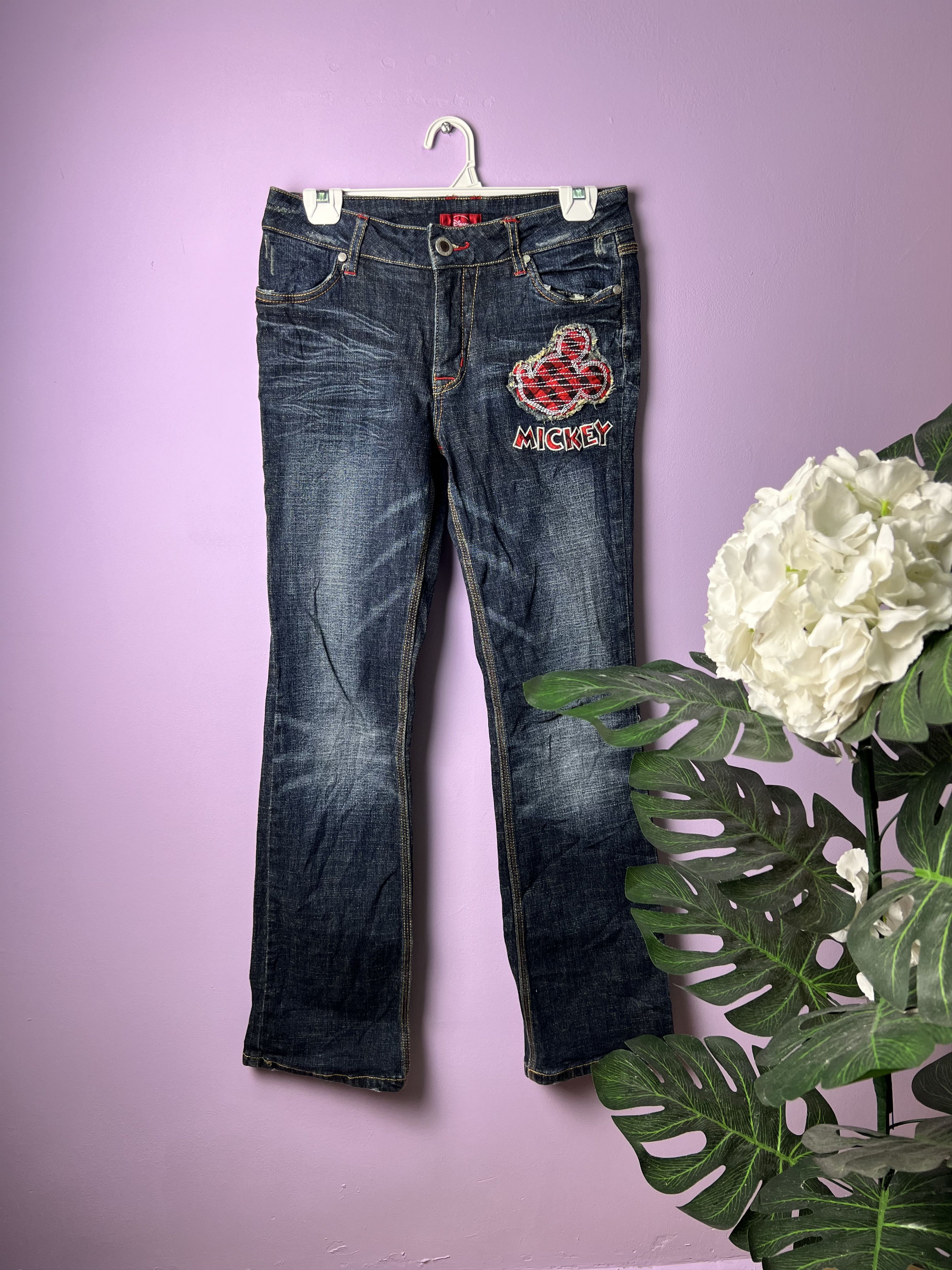 image of Mickey Disney Denim in Blue, Women's (Size 29)