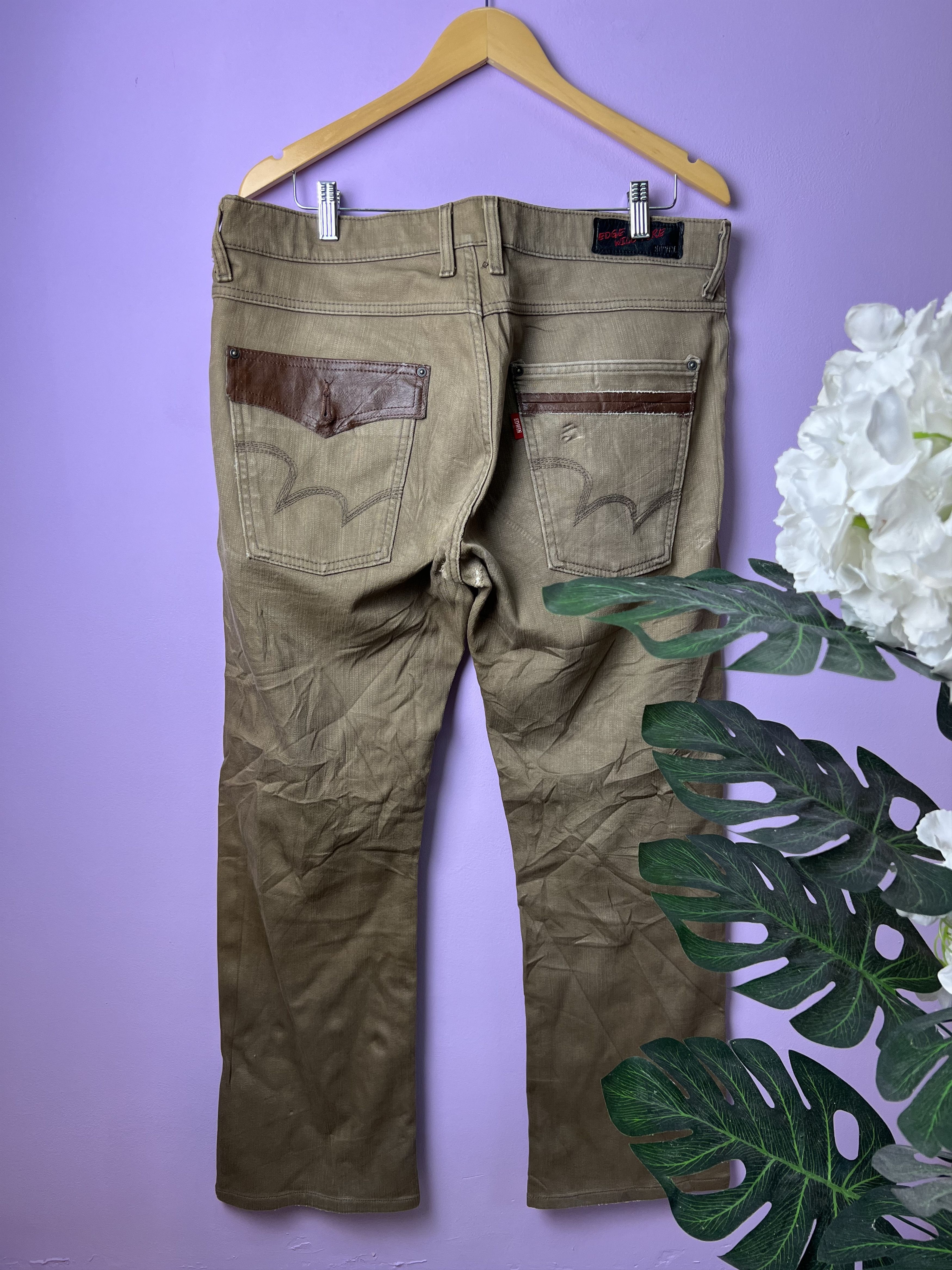 Edwin 🔥Edwin Stretchable Distressed Denim Size US 37 - 3 Thumbnail