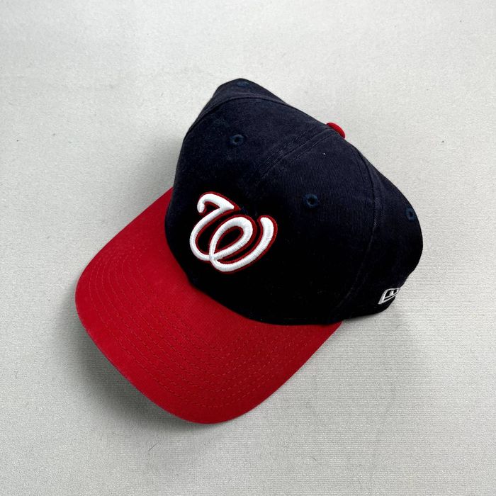 navy blue washington nationals hat