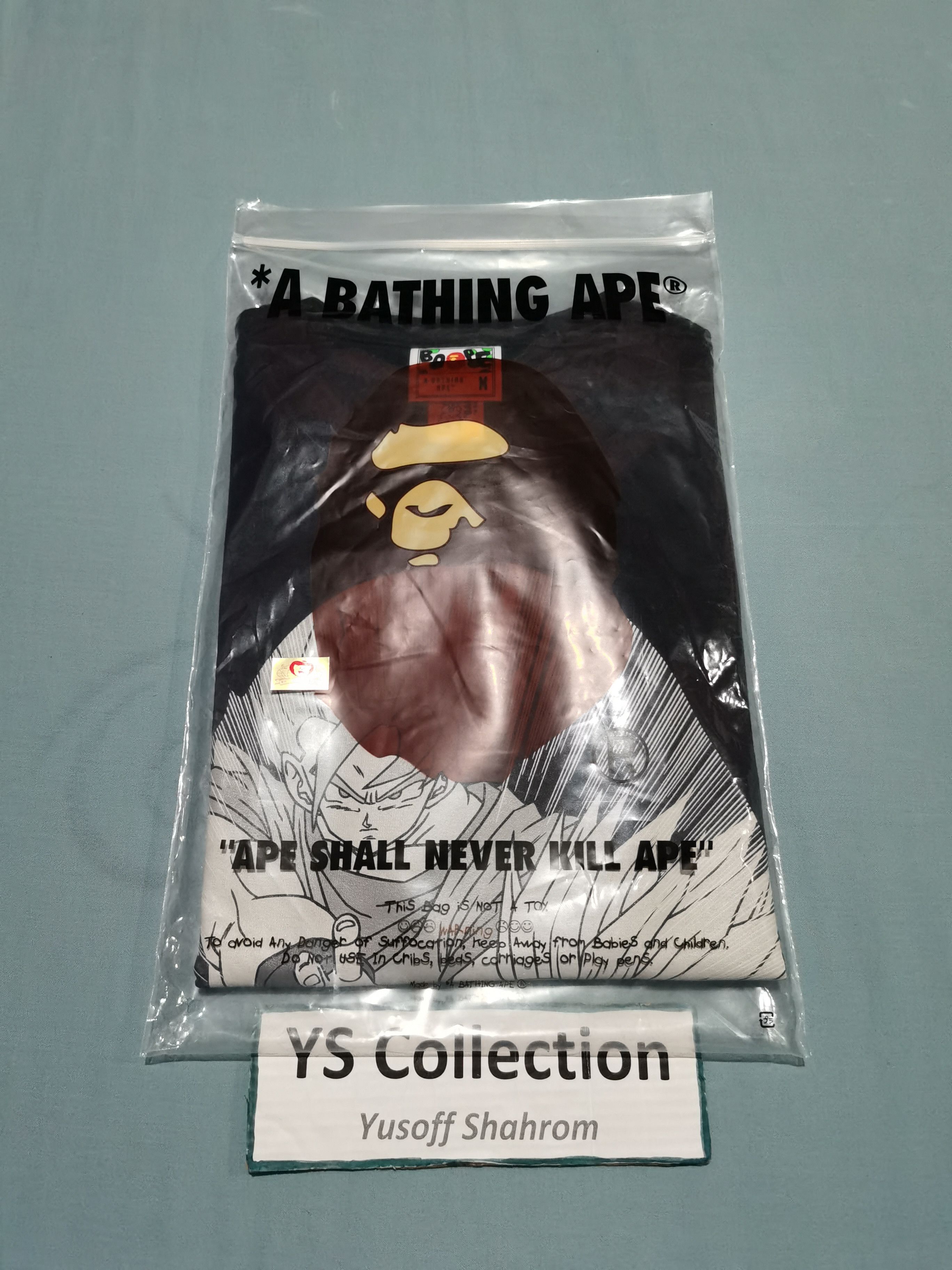 Bape Bape x Dragon Ball Z Son Goku Ape Head Tee Size US M / EU 48-50 / 2 - 3 Thumbnail