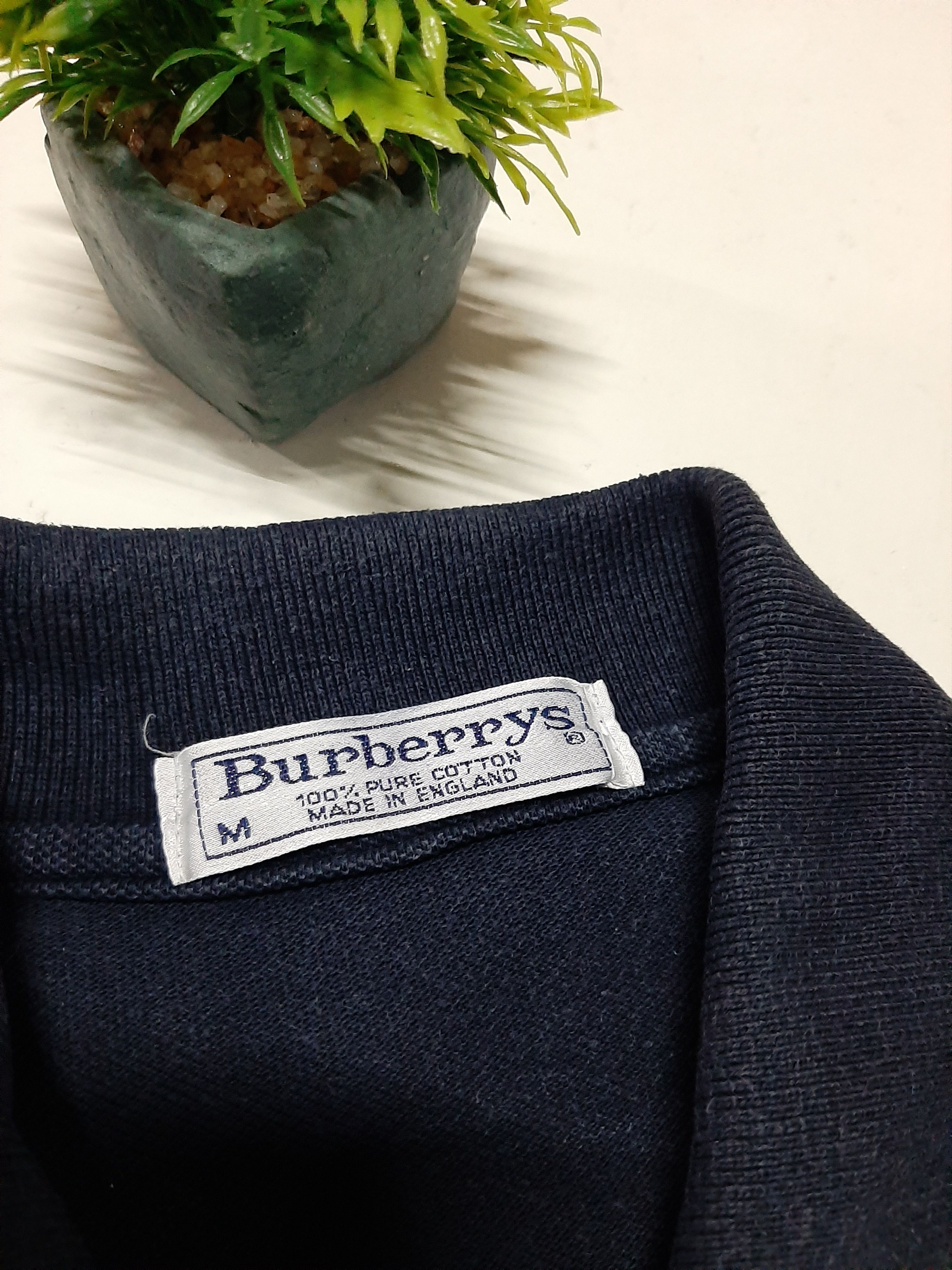 Burberry × Vintage VINTAGE BURBERRYS POLO SHIRT MADE IN ENGLAND🏴󠁧󠁢󠁥󠁮󠁧󠁿 Size US M / EU 48-50 / 2 - 4 Thumbnail