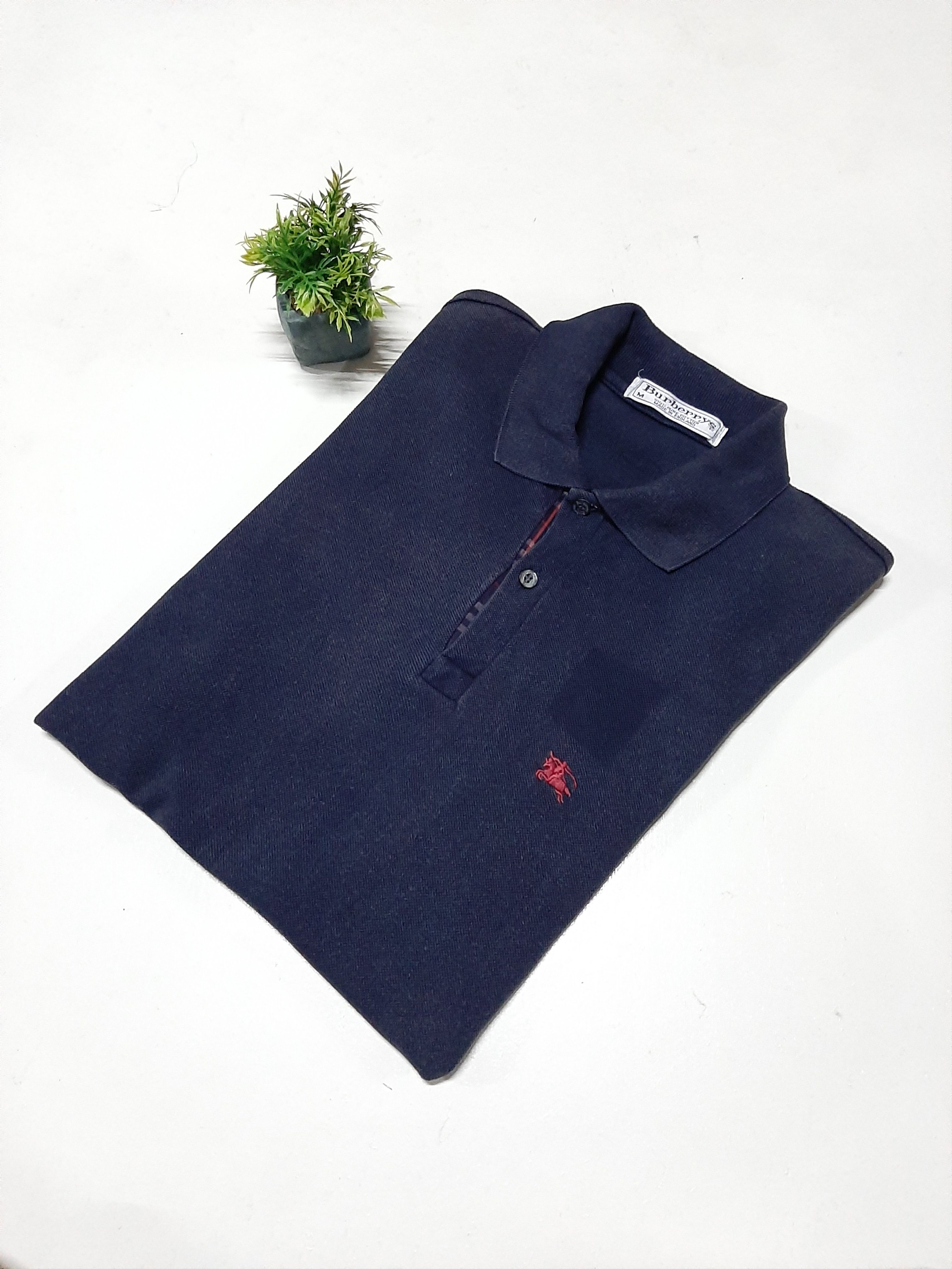 VINTAGE BURBERRYS POLO SHIRT MADE IN ENGLAND🏴󠁧󠁢󠁥󠁮󠁧󠁿