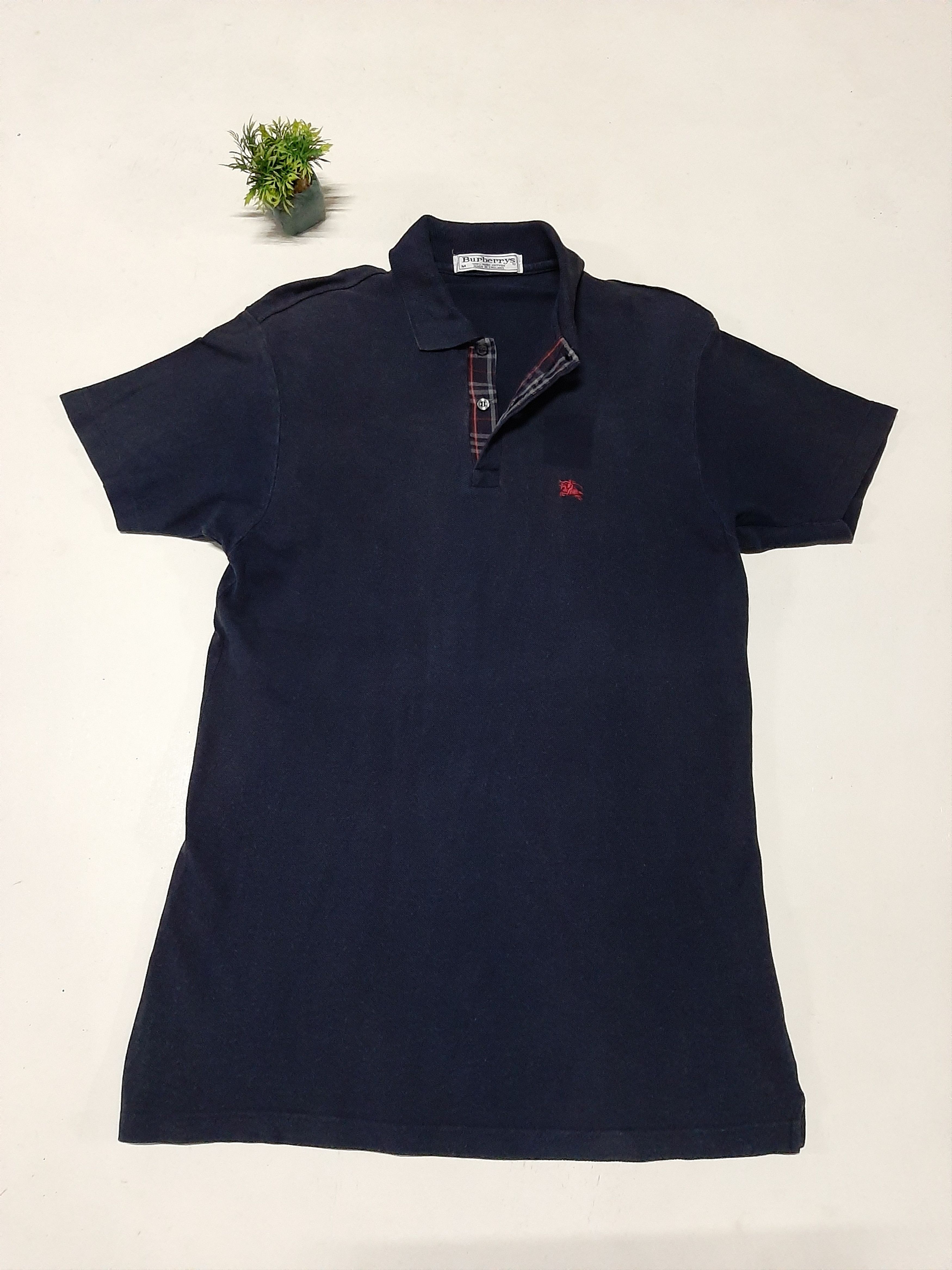 Burberry × Vintage VINTAGE BURBERRYS POLO SHIRT MADE IN ENGLAND🏴󠁧󠁢󠁥󠁮󠁧󠁿 Size US M / EU 48-50 / 2 - 3 Thumbnail