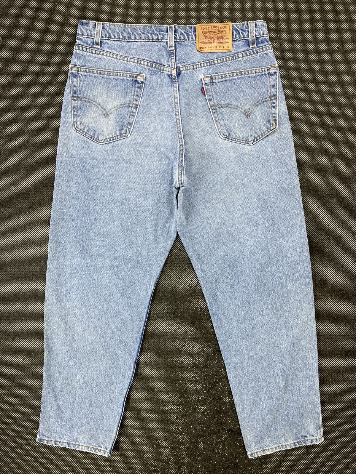 Levi's 90’s Vintage Levis 550 Stone Wash Jeans - J657 Size US 36 / EU 52 - 2 Thumbnail