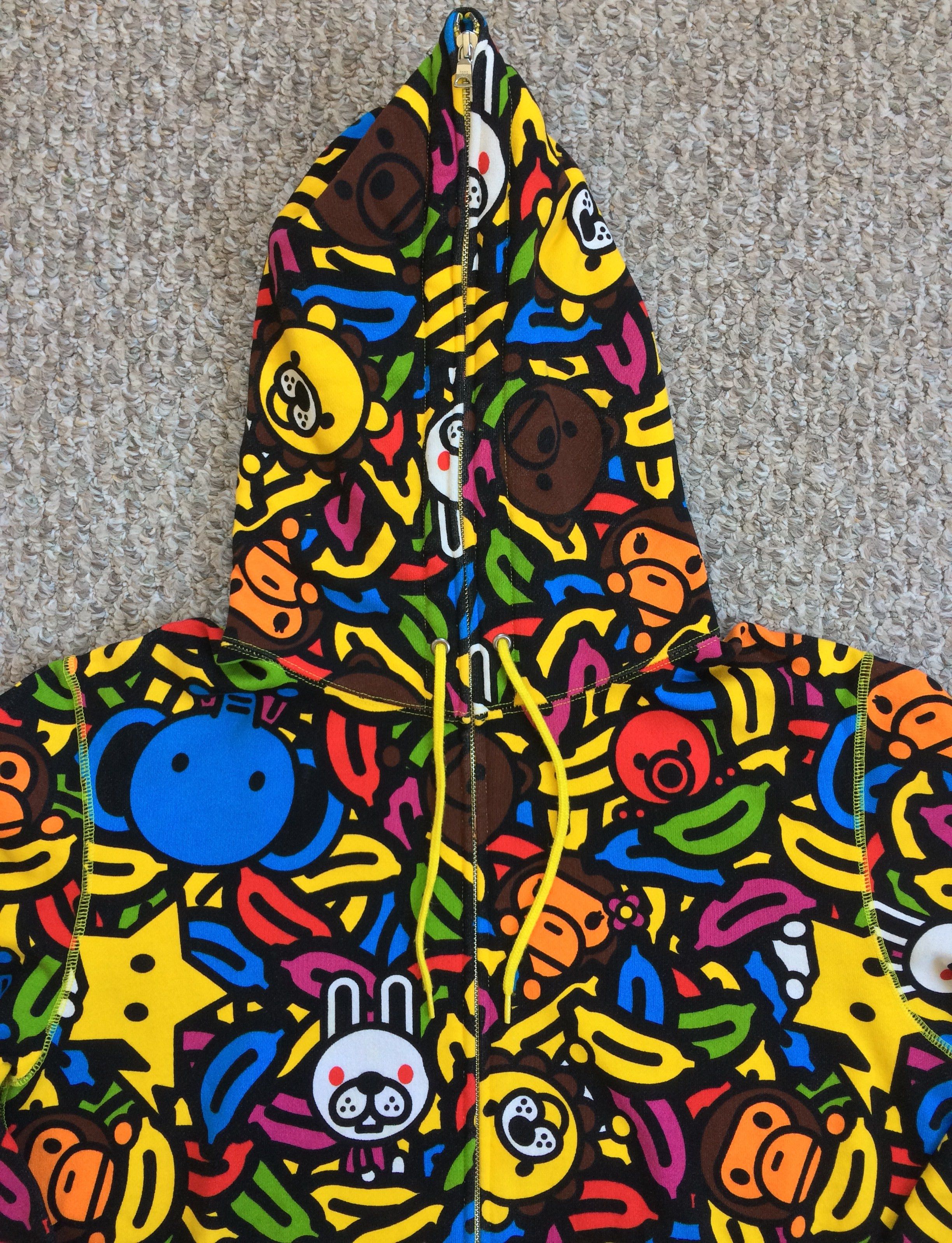 Bape Baby Milo and Friends Full Zip Hoodie Size US L / EU 52-54 / 3 - 2 Thumbnail