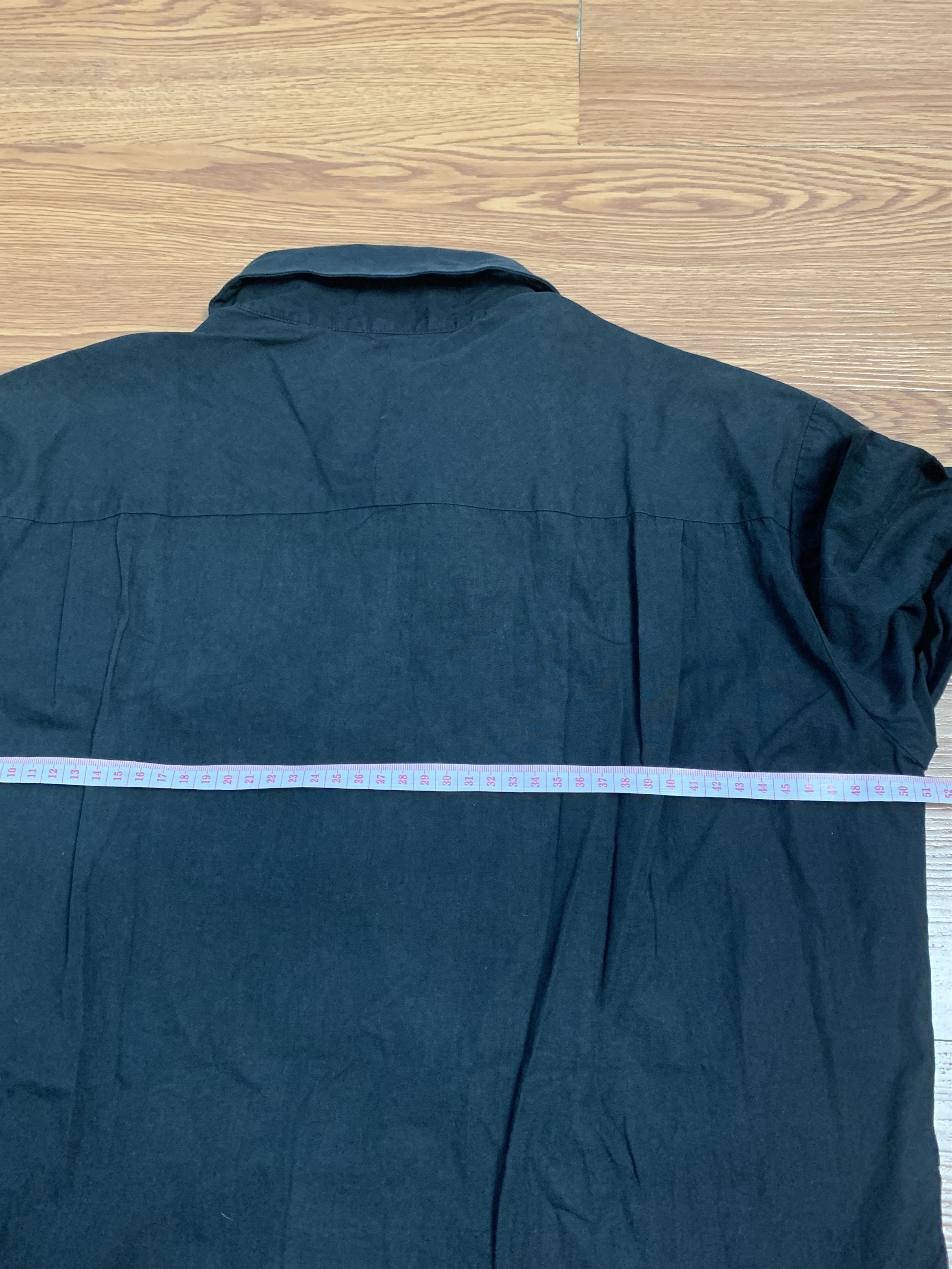 Number (N)ine Number (N)ine AW06 Plain Black Button Shirt Size US M / EU 48-50 / 2 - 13 Thumbnail