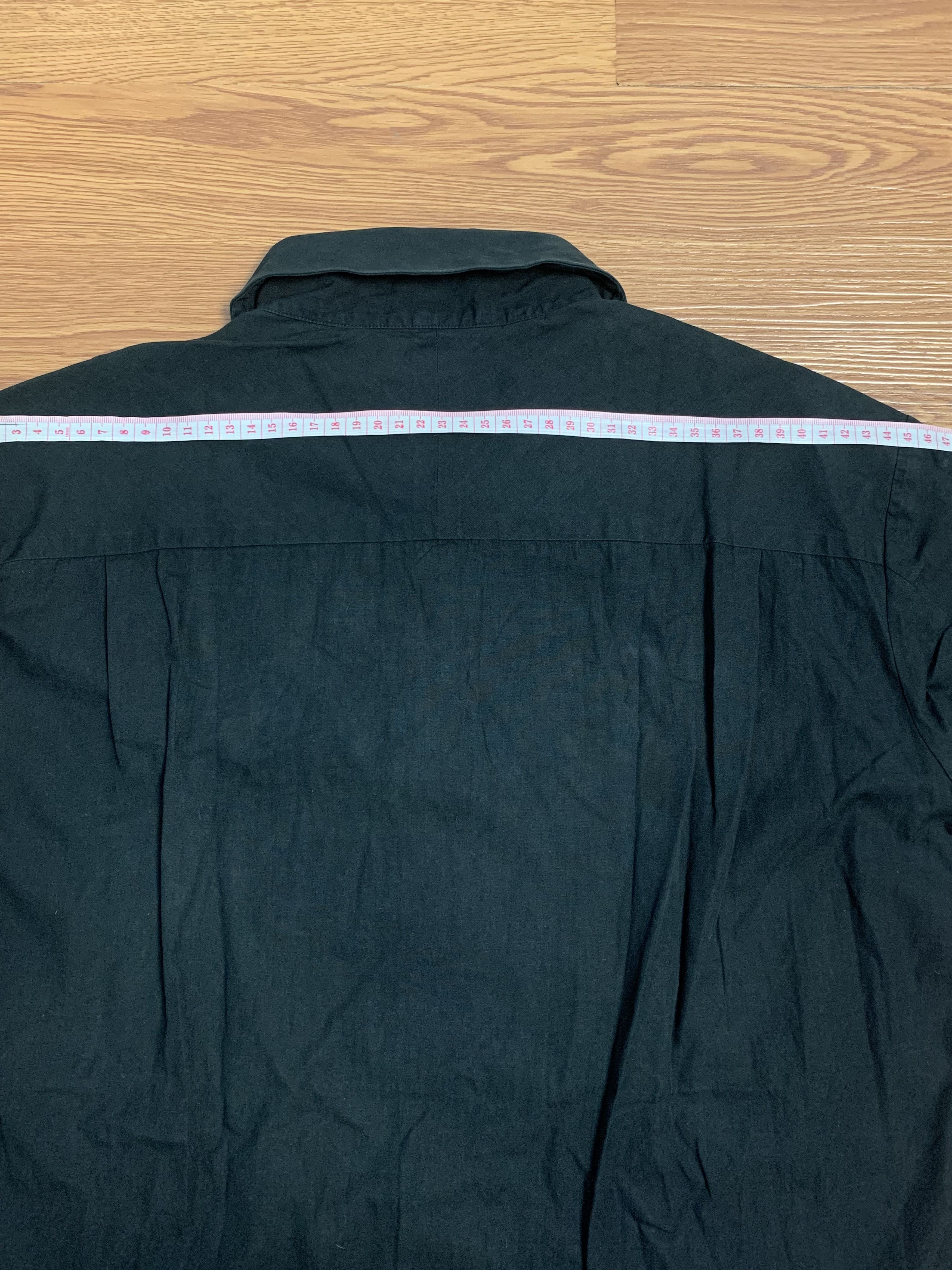 Number (N)ine Number (N)ine AW06 Plain Black Button Shirt Size US M / EU 48-50 / 2 - 15 Thumbnail