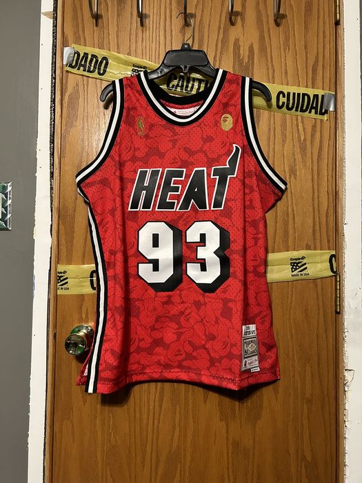 Bape Bape Miami Heat Jersey | Grailed