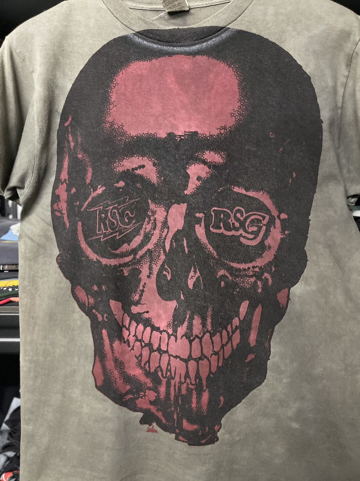 Japanese Brand Rare RNA Sweat By RNA Inc. Alternative Punk Skull Tees Size US M / EU 48-50 / 2 - 2 Thumbnail