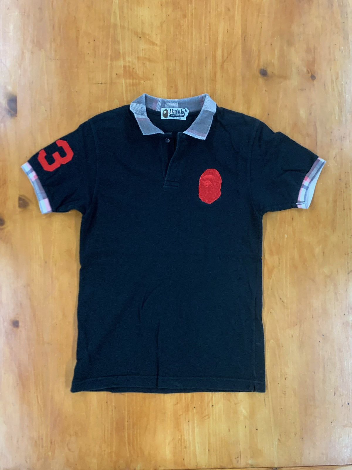 Bape Embroidered Ape Polo Shirt