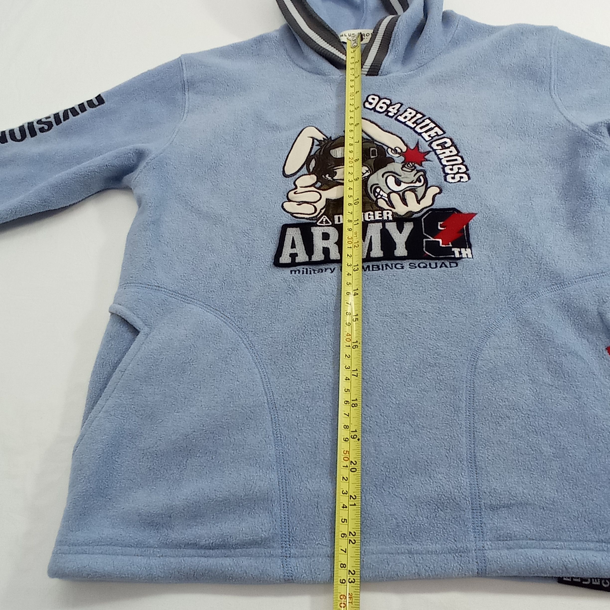 Japanese Brand Blue Cross Danger Army Hoodie Sweatshirts Size US S / EU 44-46 / 1 - 13 Thumbnail