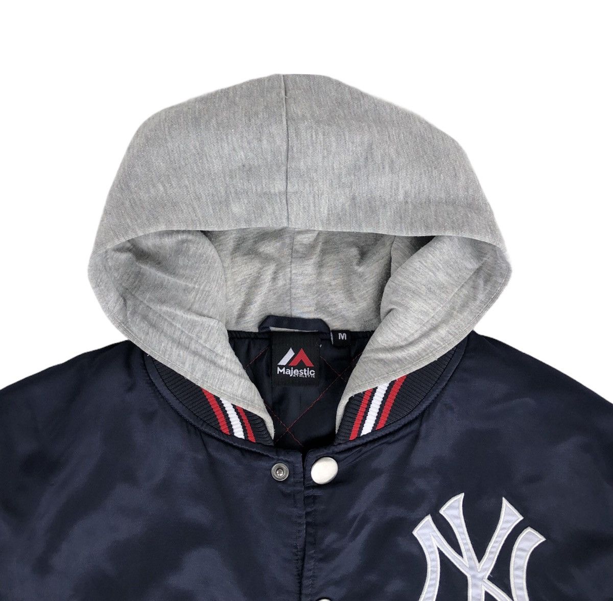 MLB MLB New York Yankees Hooded Varsity Jacket Size US M / EU 48-50 / 2 - 6 Thumbnail
