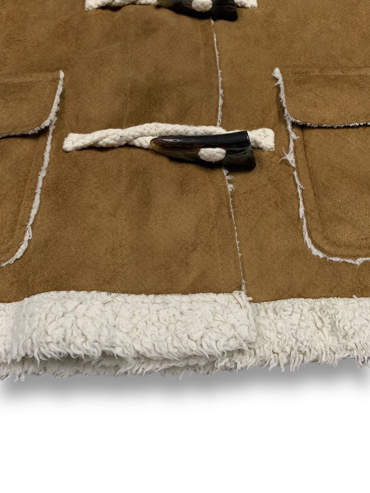 Other Japanese Brand Joky Gal Faux Suede Sherpa Hooded Dufflecoat Size M / US 6-8 / IT 42-44 - 9 Thumbnail