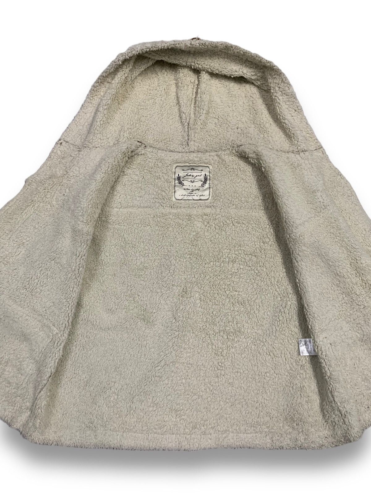 Other Japanese Brand Joky Gal Faux Suede Sherpa Hooded Dufflecoat Size M / US 6-8 / IT 42-44 - 15 Thumbnail