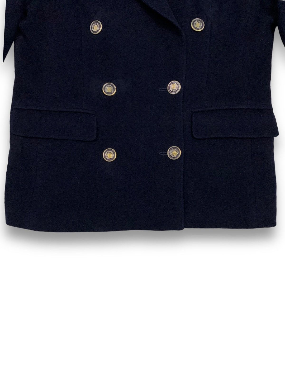 Japanese Brand Japanese Brand Sainte Anne Black Wool-Cashmere Blend Peacoat Size L / US 10 / IT 46 - 8 Thumbnail