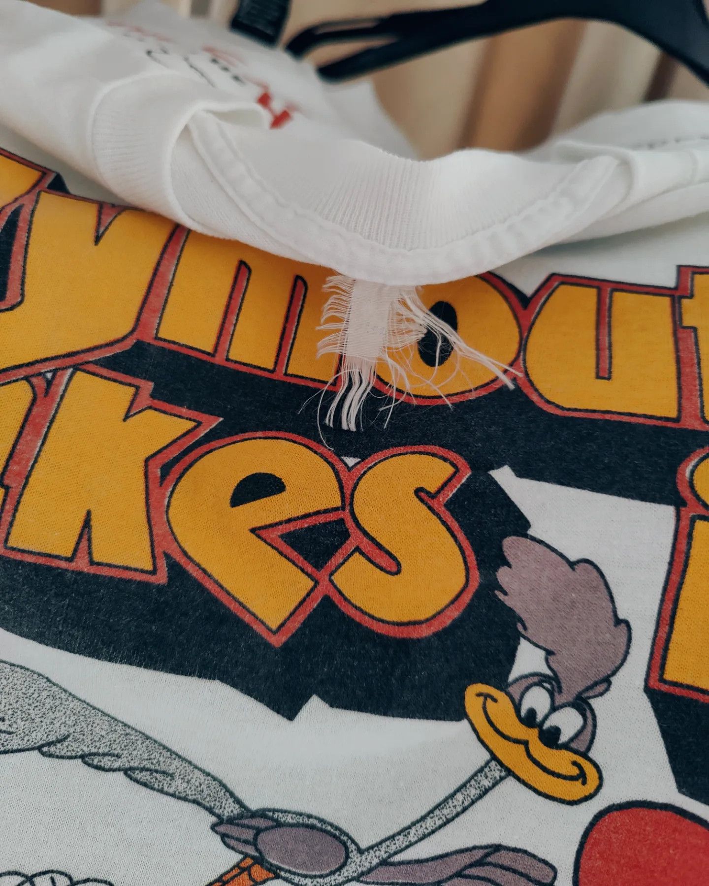 Vintage vintage 80s - RoadRunner, Looney Tunes Size US L / EU 52-54 / 3 - 3 Thumbnail