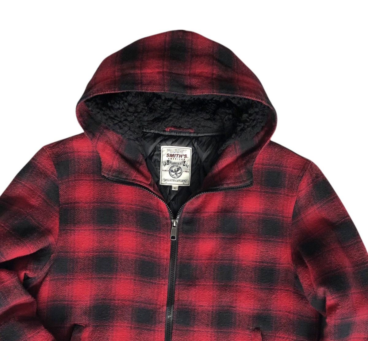 Japanese Brand Smith's American Checkered Hooded Jacket Size US M / EU 48-50 / 2 - 4 Thumbnail