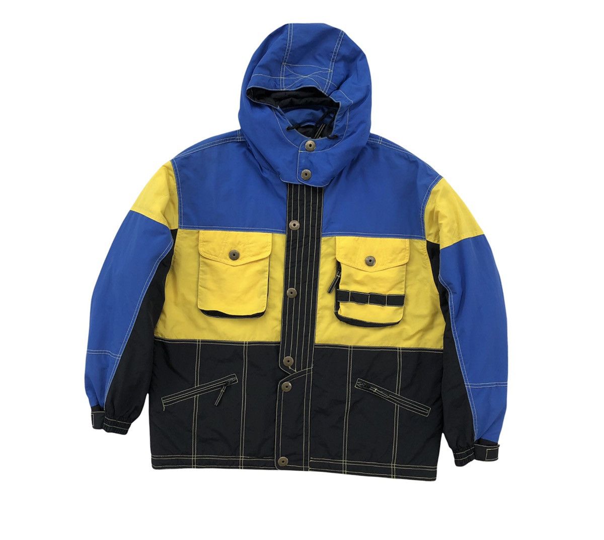 Japanese Brand Lamboley Colorblock Ski Jacket Size US M / EU 48-50 / 2 - 2 Thumbnail