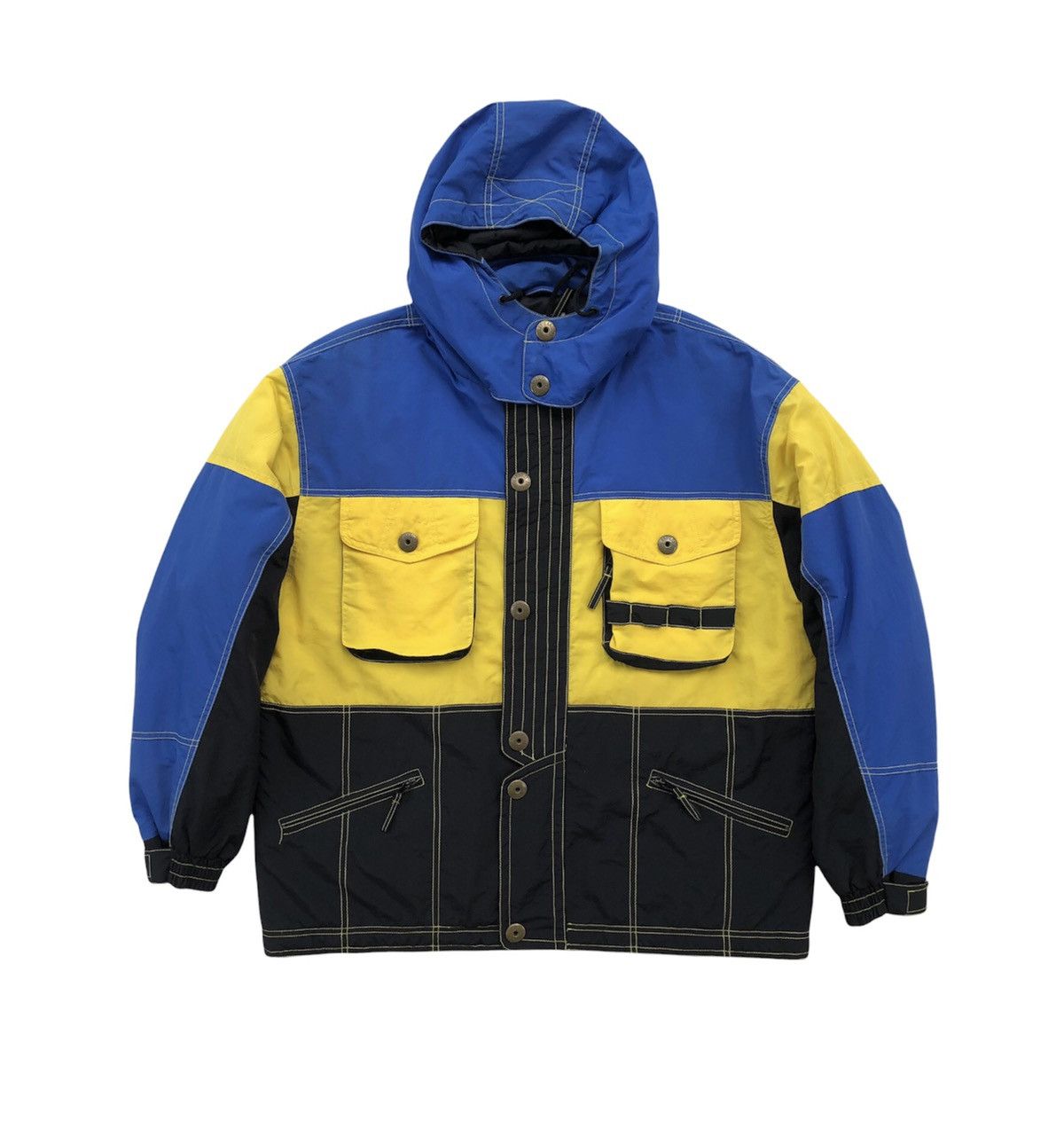 Japanese Brand Lamboley Colorblock Ski Jacket Size US M / EU 48-50 / 2 - 1 Thumbnail