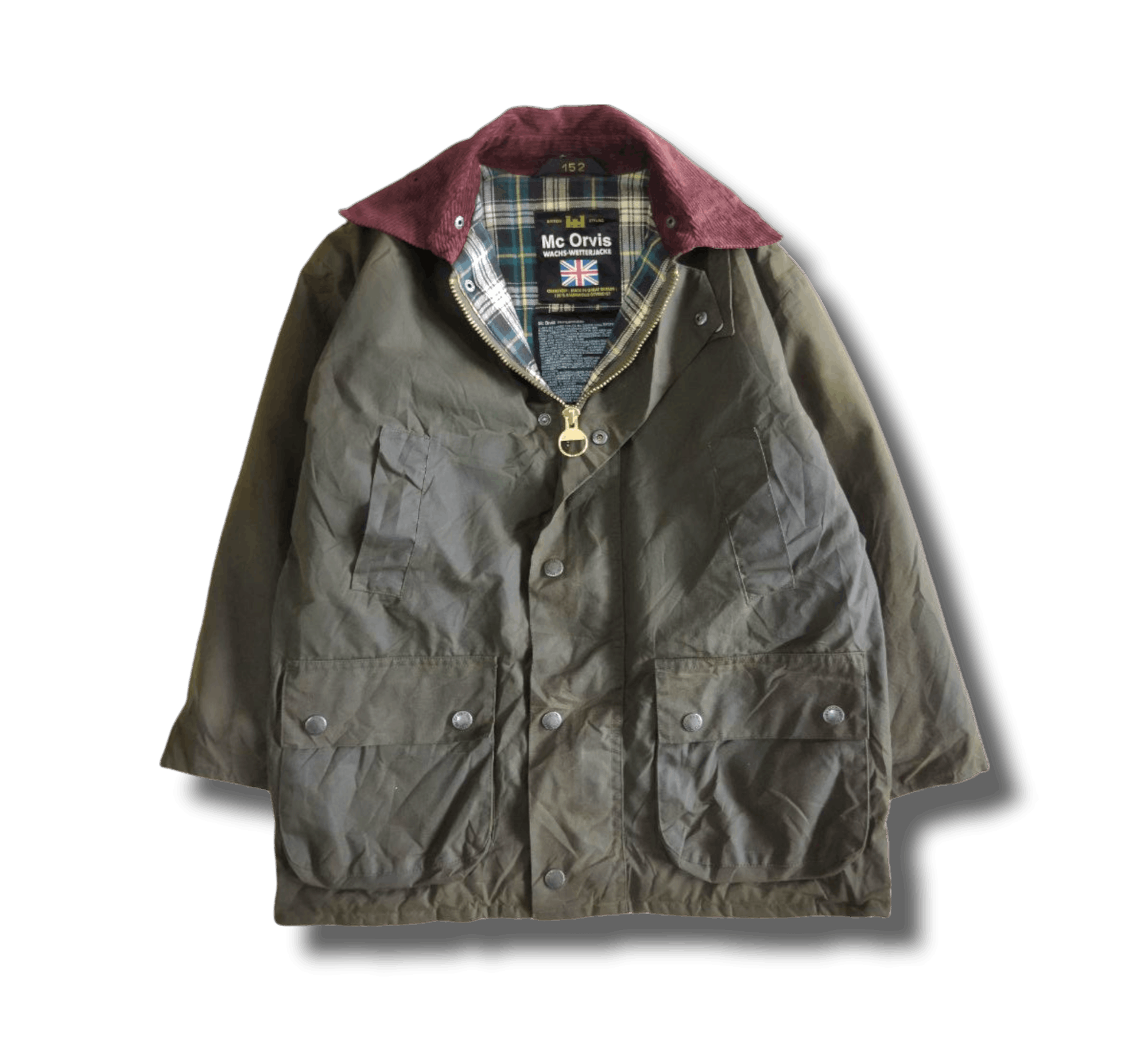 Vintage Rare🔥Vintage Mc Orvis Wachs-Wetterjacke Waxed Jacket