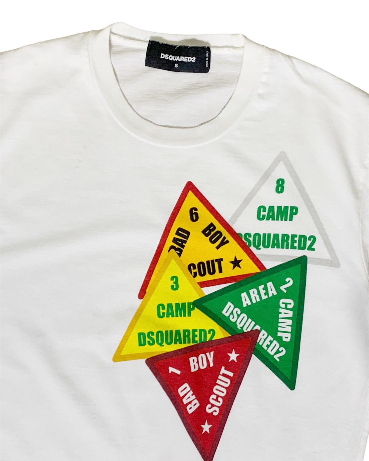 Dsquared2 Dsquared2 Shirt Bad Boy Scout White Colour Size US S / EU 44-46 / 1 - 2 Thumbnail