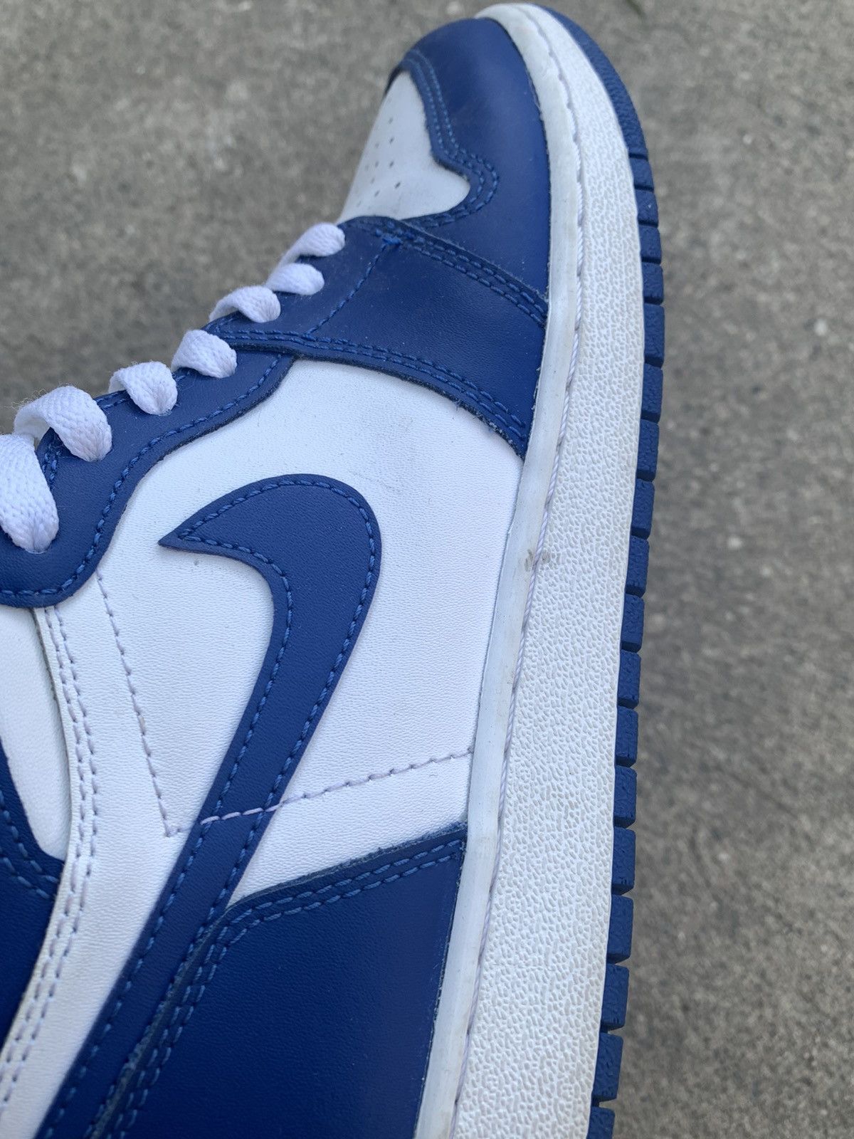 Nike Nike Air Jordan 1 OG BG Storm Blue 2016 Size US 7 / EU 40 - 11 Thumbnail