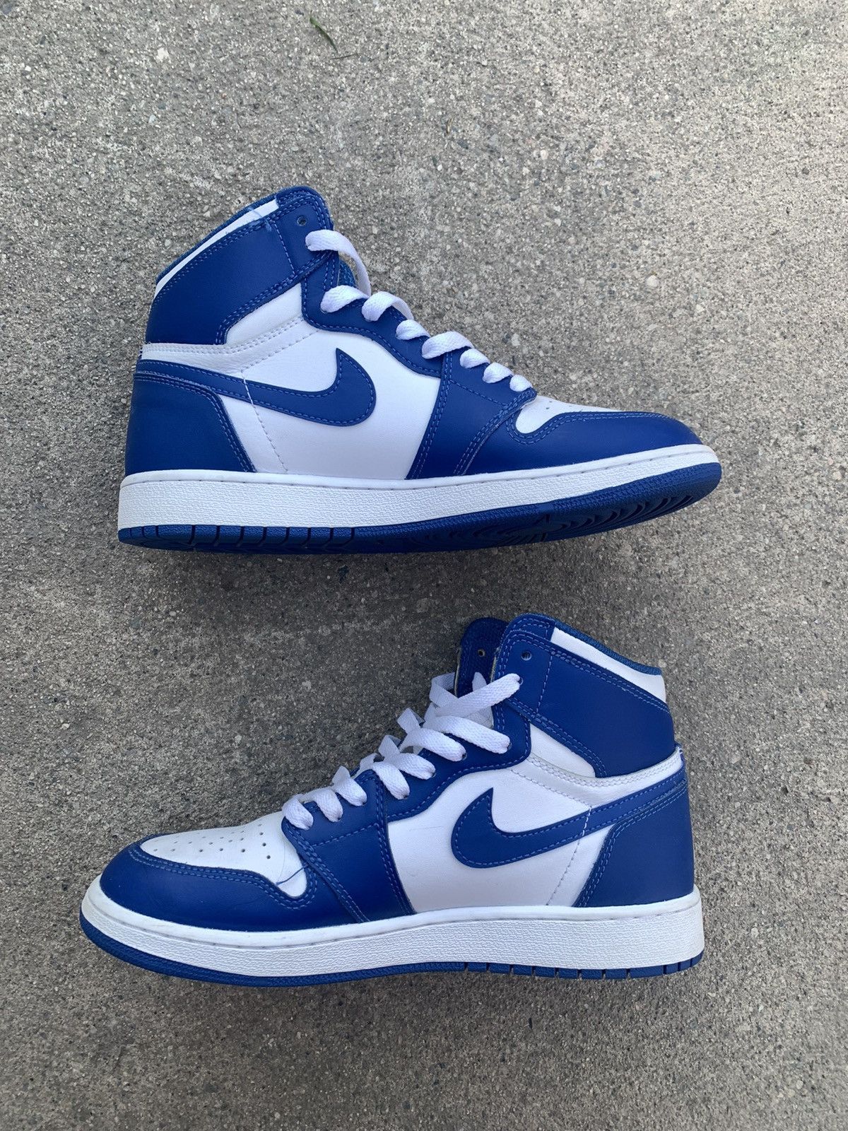Nike Nike Air Jordan 1 OG BG Storm Blue 2016 Size US 7 / EU 40 - 2 Thumbnail