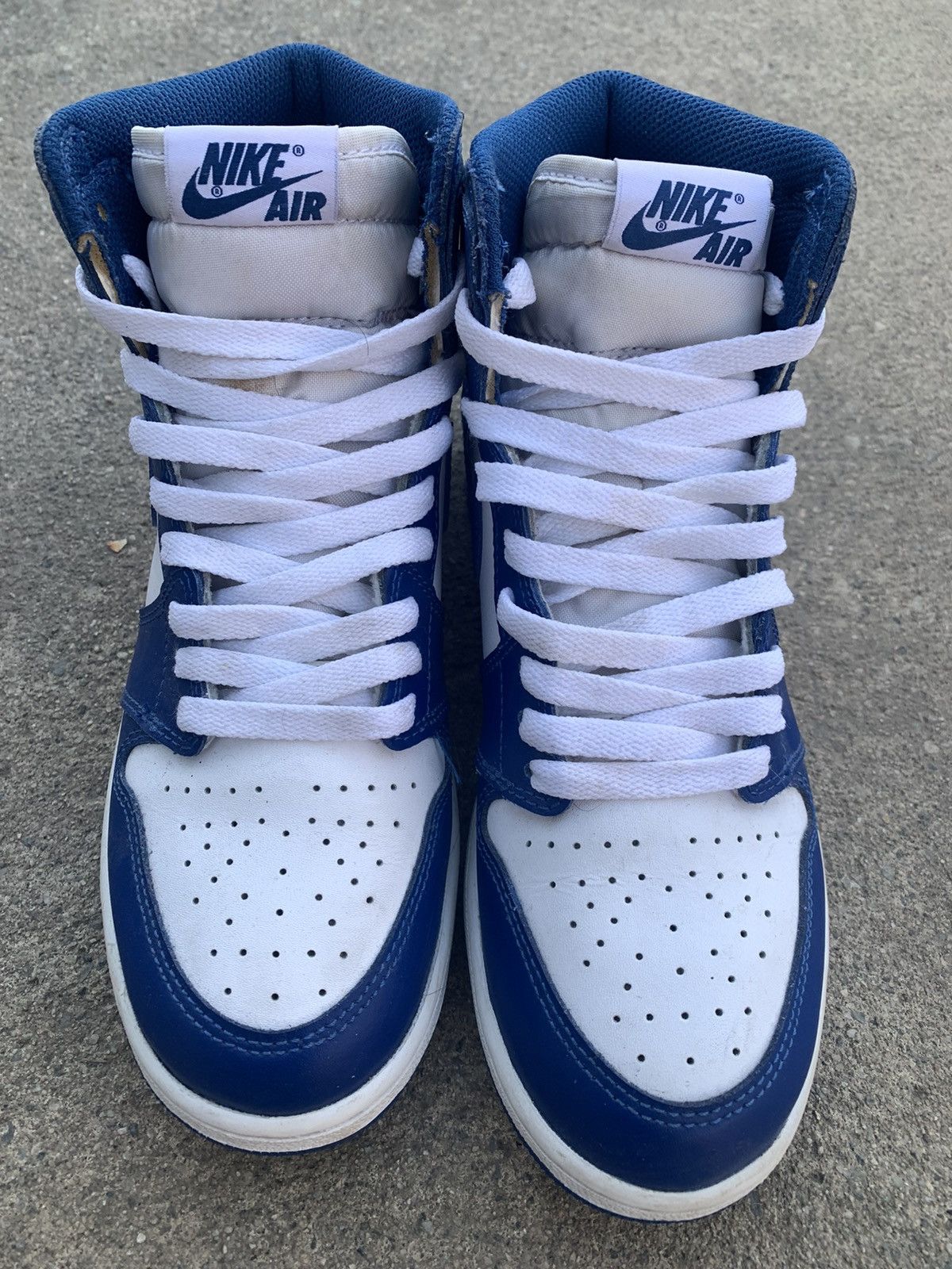 Nike Nike Air Jordan 1 OG BG Storm Blue 2016 Size US 7 / EU 40 - 3 Thumbnail