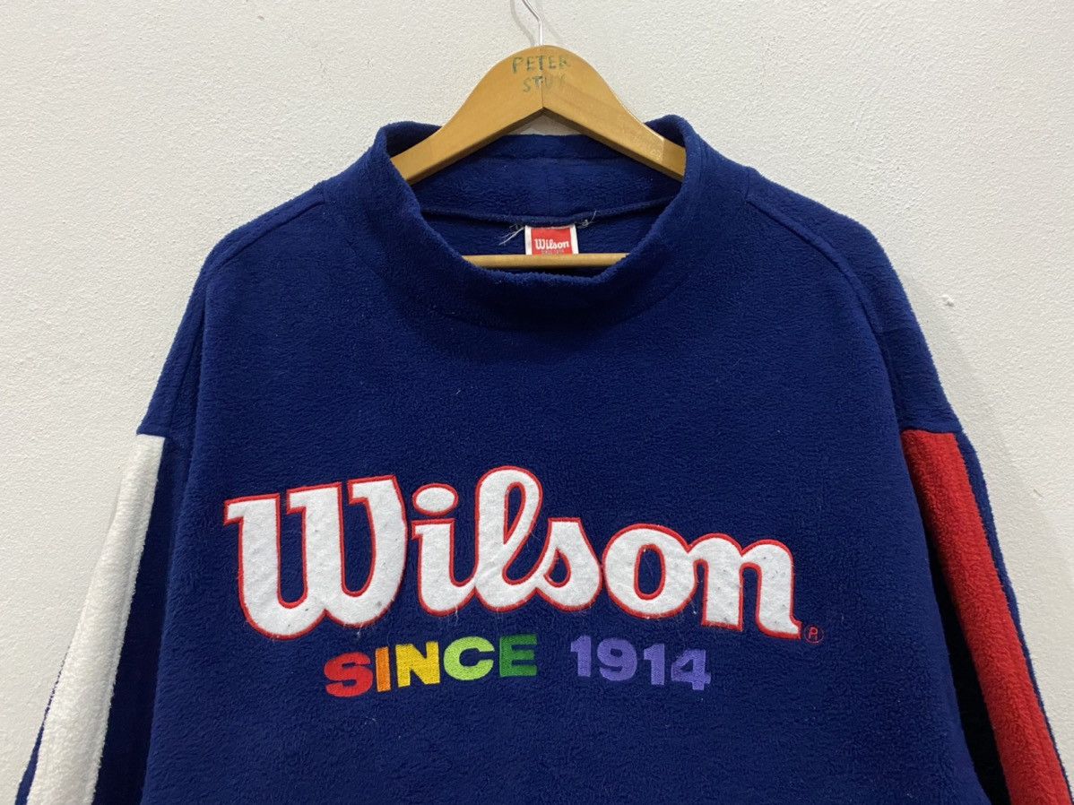 Polartec × Vintage × Wilson Vintage Wilson Big Logo Sweater Size US L / EU 52-54 / 3 - 3 Thumbnail