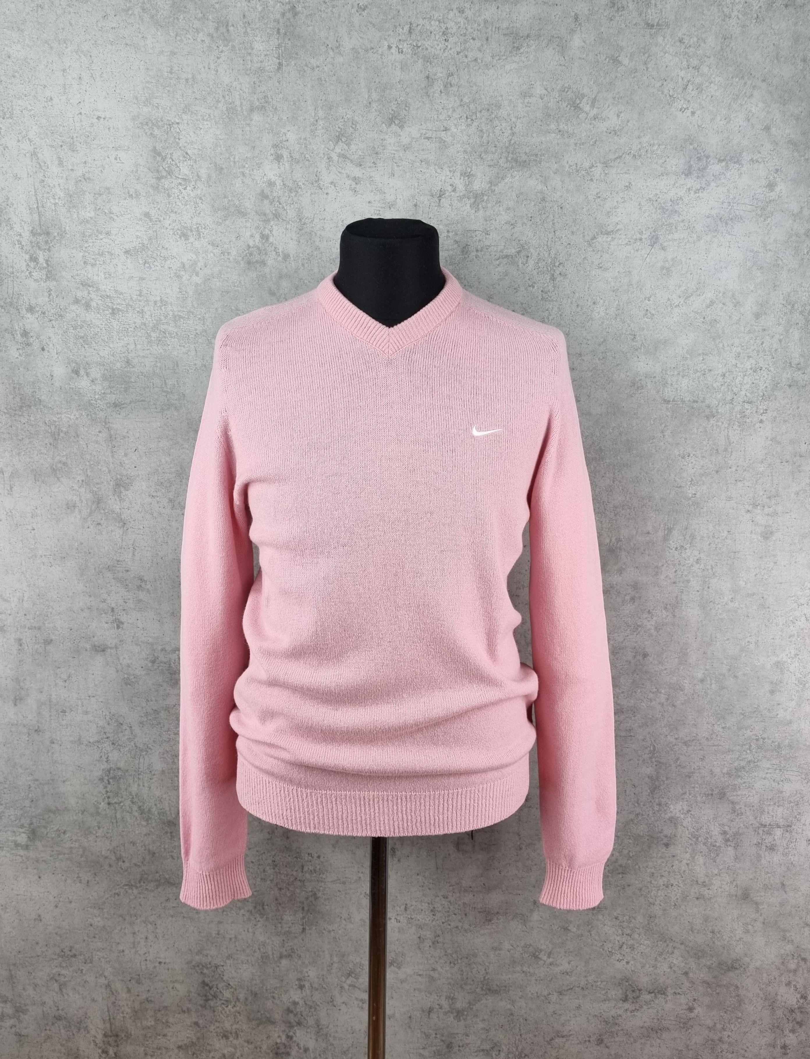 Nike × Vintage Rare 90s NIKE Golf Wool Pink Sweater GOLF WANG Style Size US M / EU 48-50 / 2 - 5 Thumbnail