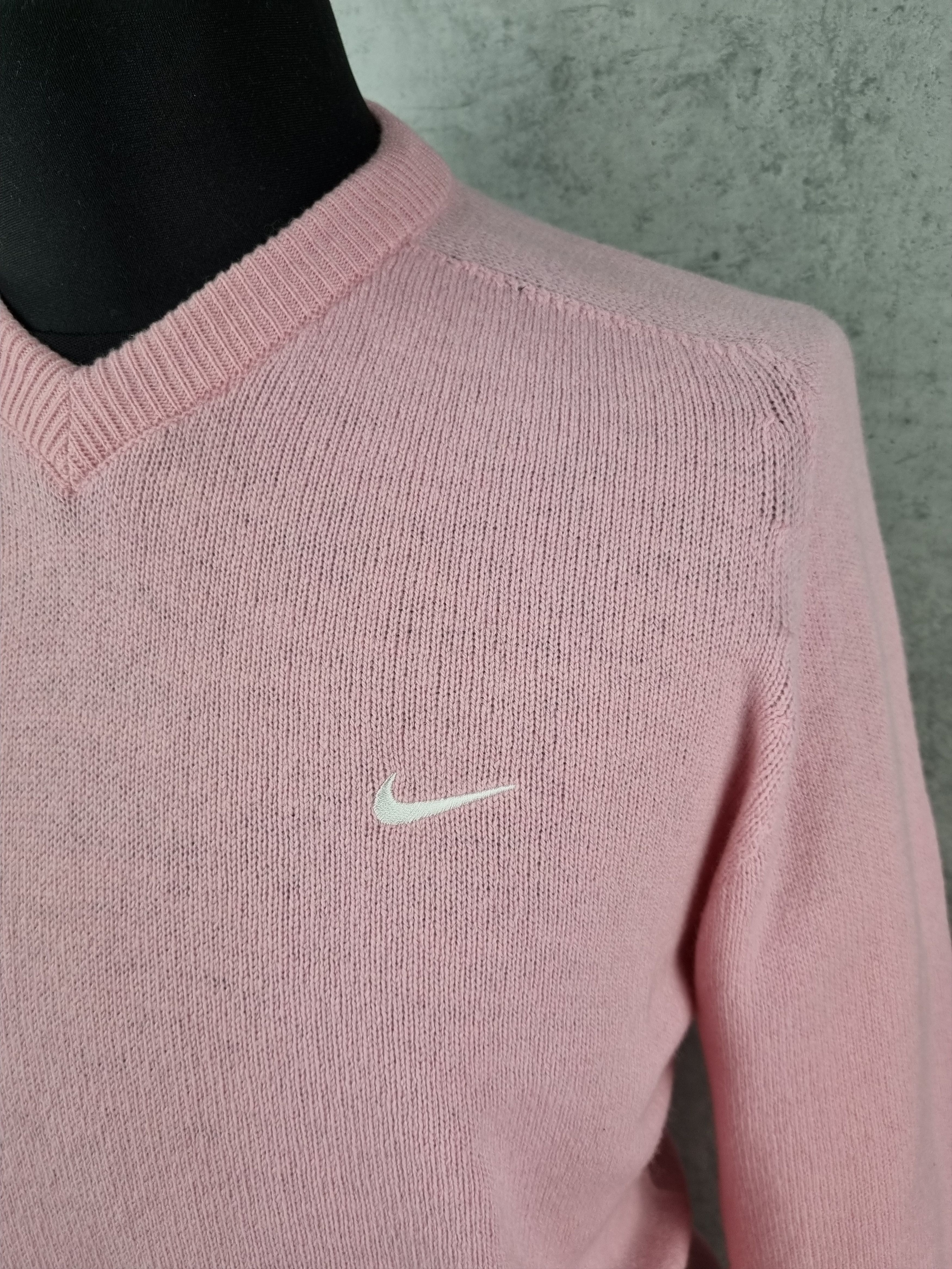 Nike × Vintage Rare 90s NIKE Golf Wool Pink Sweater GOLF WANG Style Size US M / EU 48-50 / 2 - 7 Thumbnail