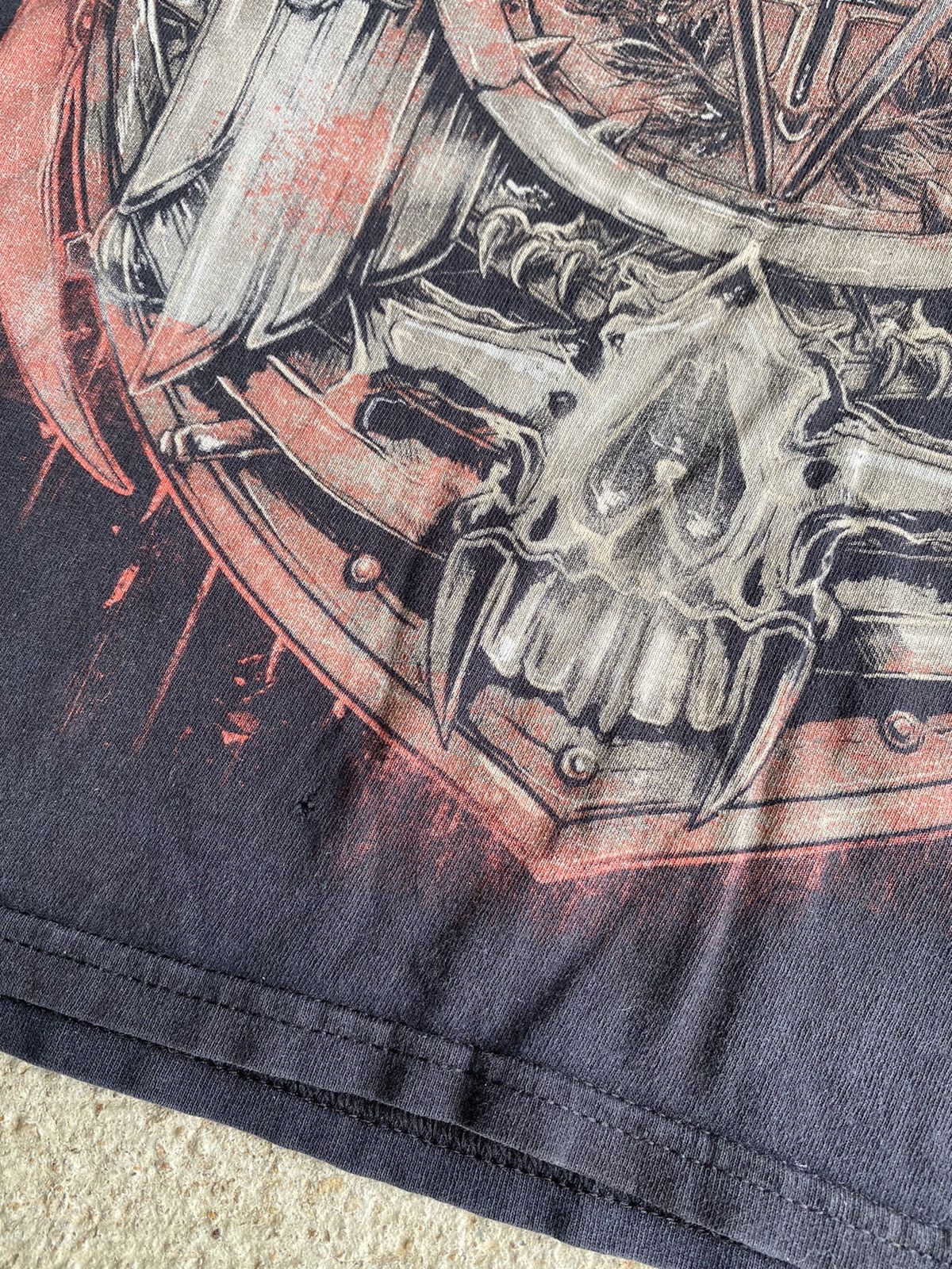 Band Tees × Vintage Vintage Style Slayer Double Sided Faded Distressed Shirt Size US M / EU 48-50 / 2 - 3 Thumbnail