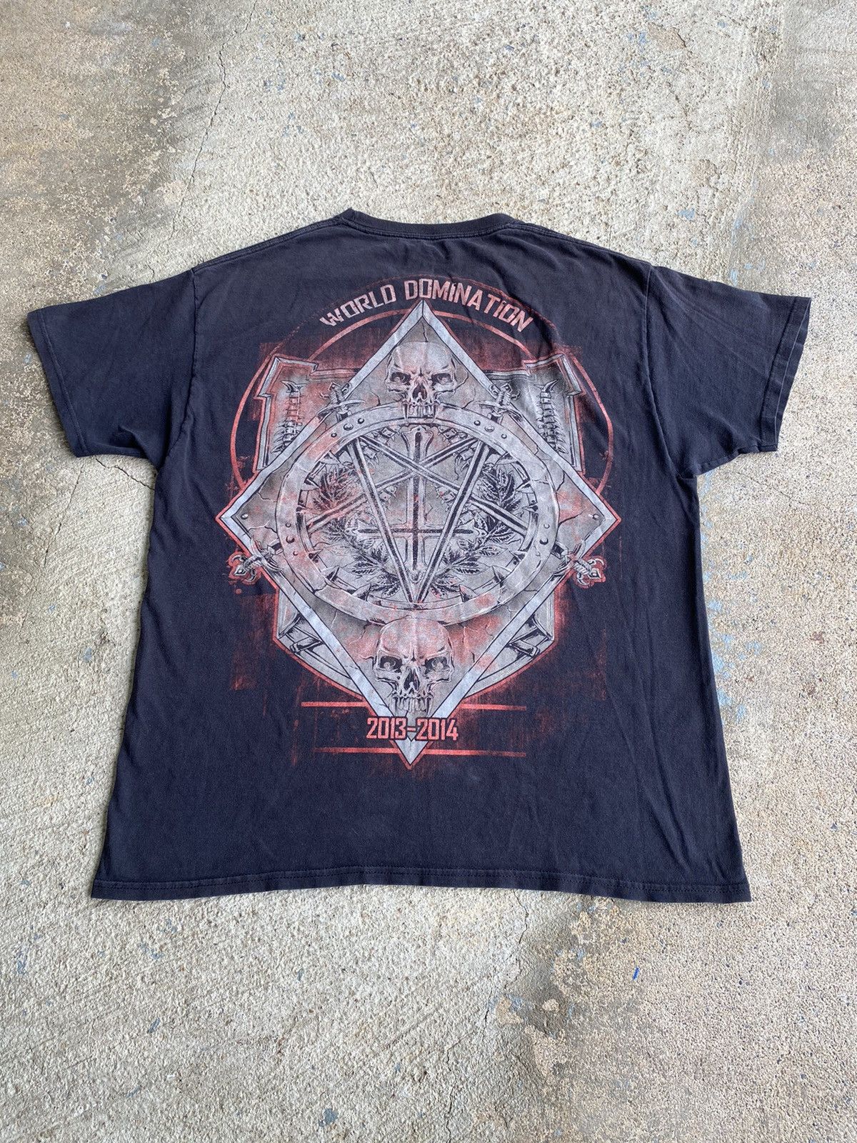 Band Tees × Vintage Vintage Style Slayer Double Sided Faded Distressed Shirt Size US M / EU 48-50 / 2 - 5 Thumbnail
