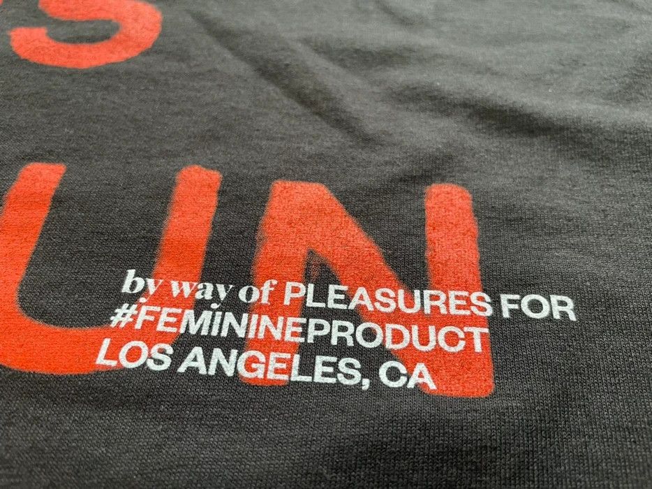 Pleasures Large Black Red A Girl is A Gun Tee Shirt Merch Joy Red Size US L / EU 52-54 / 3 - 11 Thumbnail