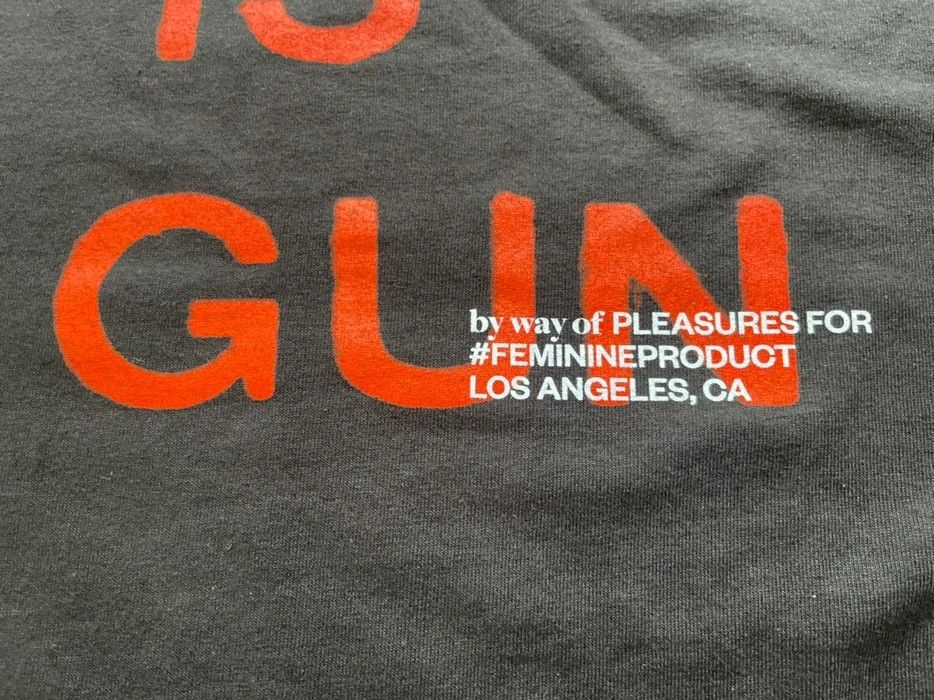 Pleasures Large Black Red A Girl is A Gun Tee Shirt Merch Joy Red Size US L / EU 52-54 / 3 - 3 Thumbnail