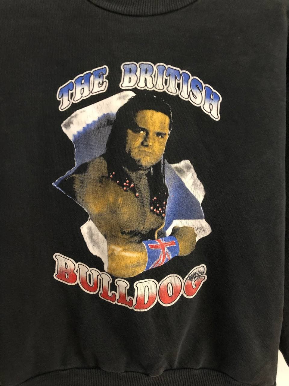 Vintage Rare Vintage WWF British Bulldog Sweaters Size US XL / EU 56 / 4 - 2 Thumbnail