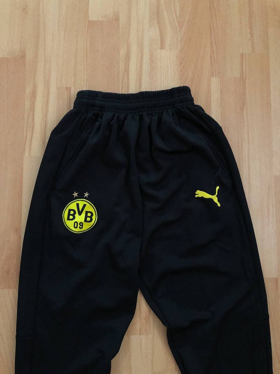 Puma Borusia Dortmund Puma Track Suit Pants Soccer Black Size US 30 / EU 46 - 2 Thumbnail