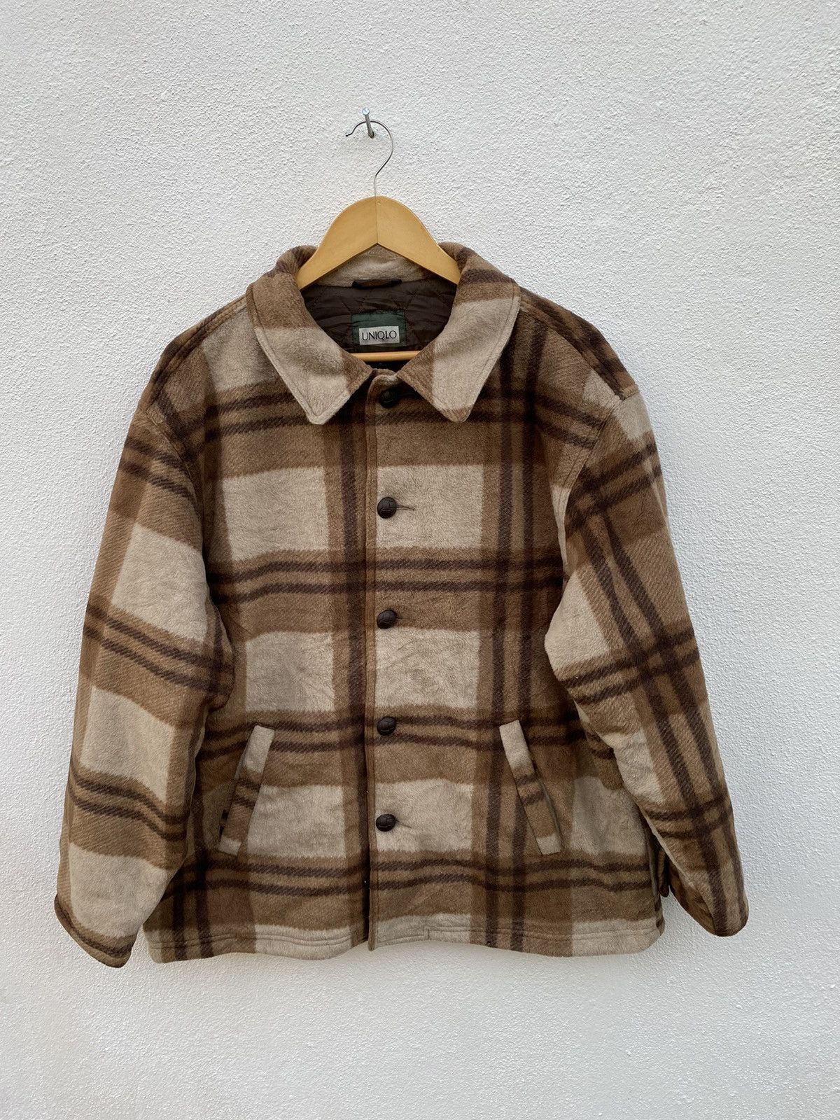 Uniqlo Uniqlo sherpa checkered jacket Size US L / EU 52-54 / 3 - 1 Thumbnail