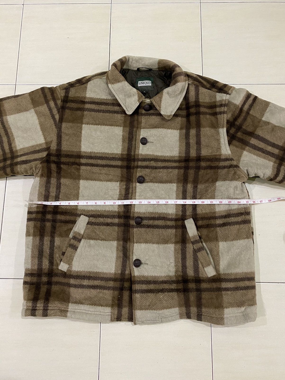 Uniqlo Uniqlo sherpa checkered jacket Size US L / EU 52-54 / 3 - 7 Thumbnail