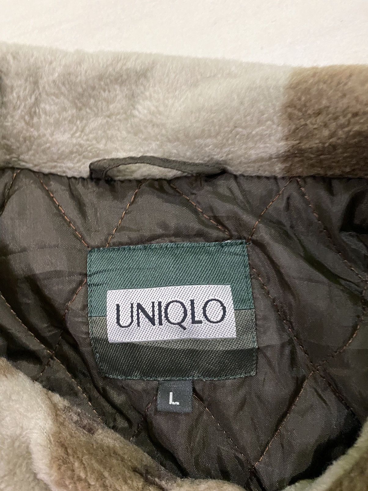 Uniqlo Uniqlo sherpa checkered jacket Size US L / EU 52-54 / 3 - 5 Thumbnail