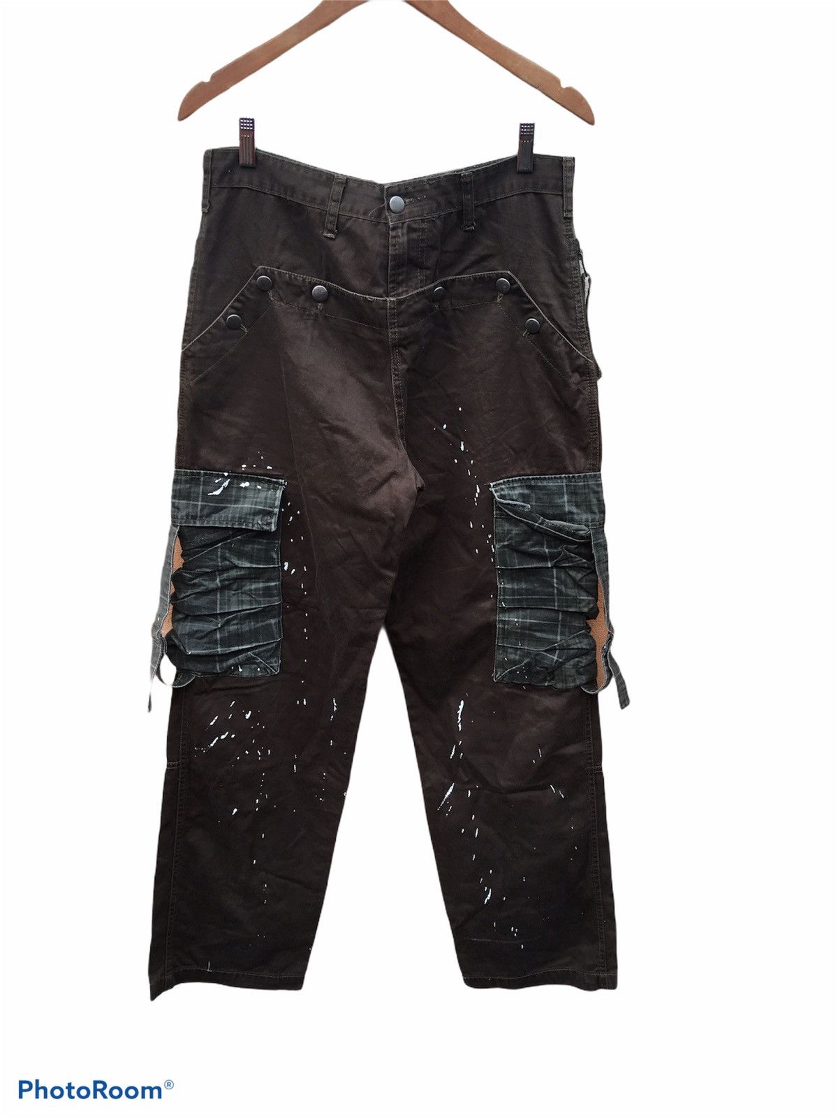 Japanese Brand TECHNO Front & Back Is same Design Trousers Pants Size US 31 - 3 Thumbnail