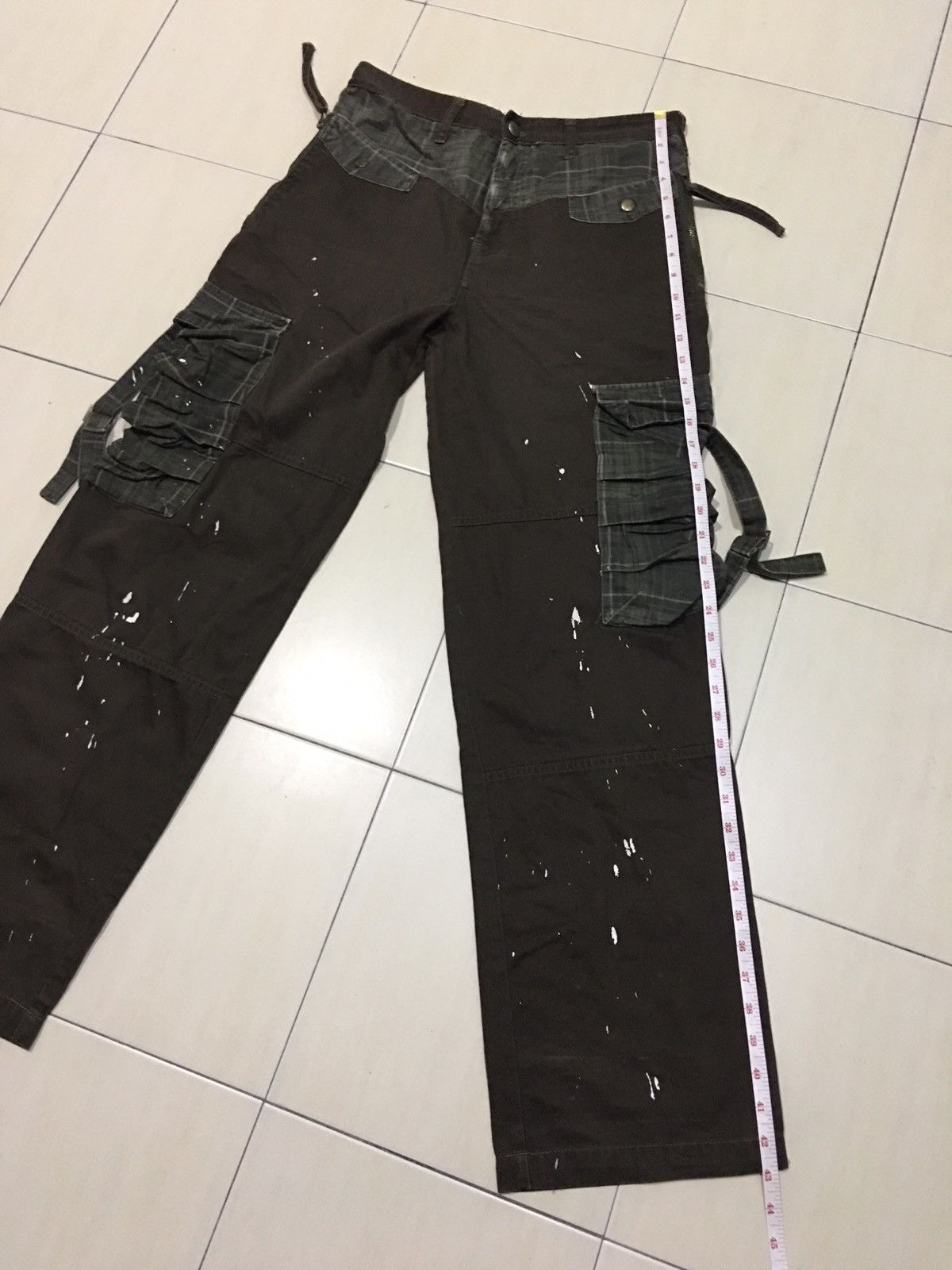 Japanese Brand TECHNO Front & Back Is same Design Trousers Pants Size US 31 - 15 Thumbnail