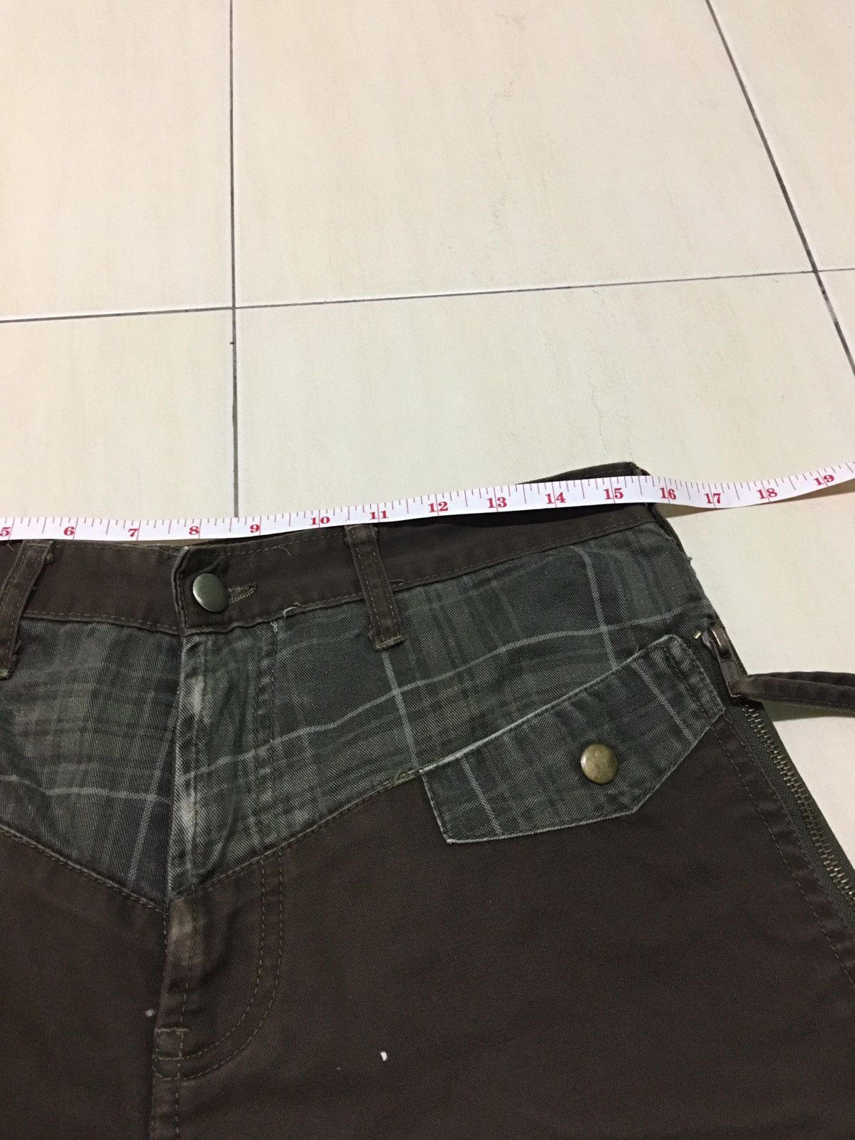 Japanese Brand TECHNO Front & Back Is same Design Trousers Pants Size US 31 - 14 Thumbnail