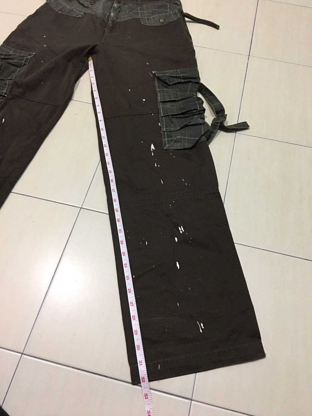 Japanese Brand TECHNO Front & Back Is same Design Trousers Pants Size US 31 - 16 Thumbnail