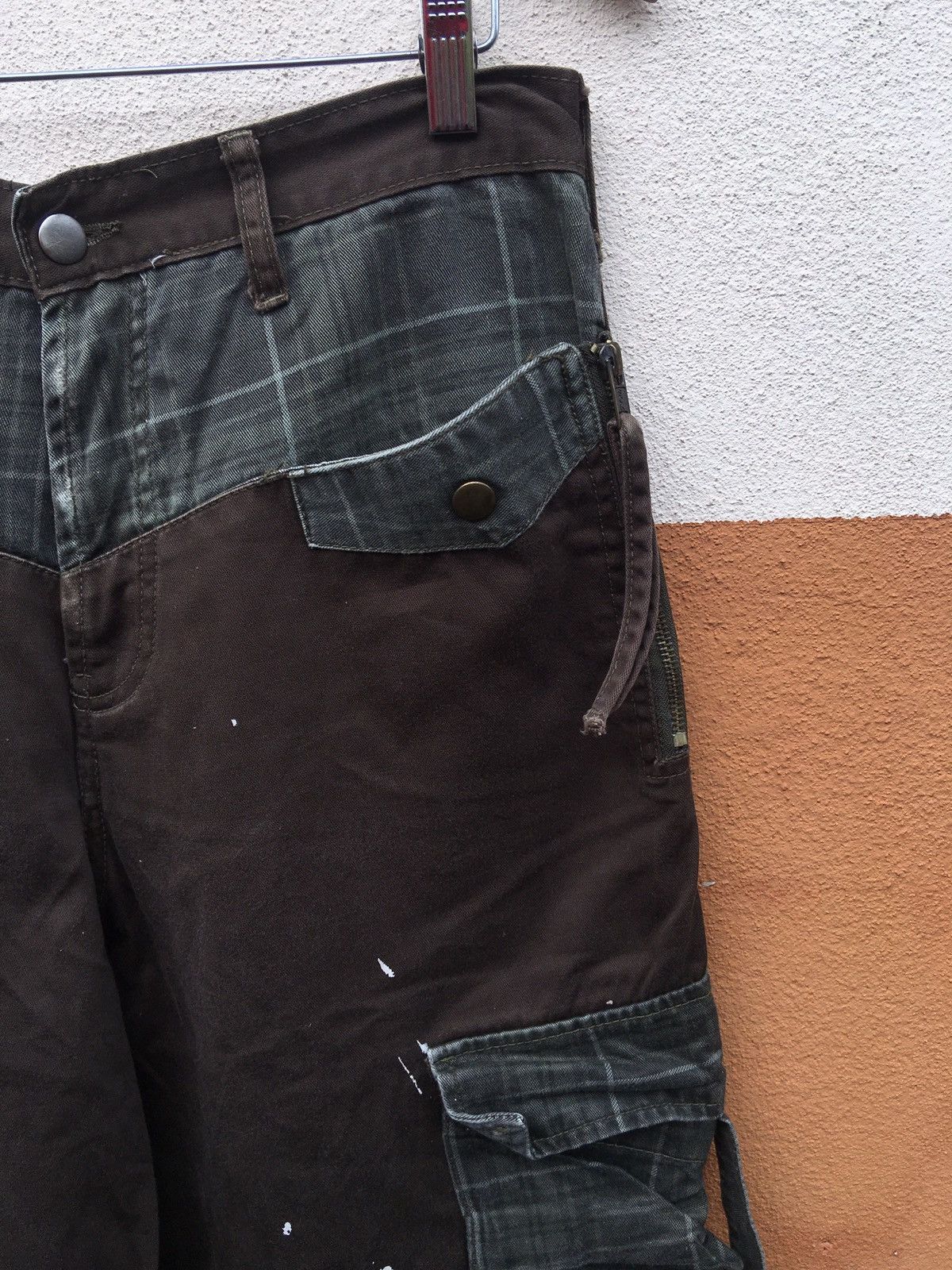 Japanese Brand TECHNO Front & Back Is same Design Trousers Pants Size US 31 - 13 Thumbnail