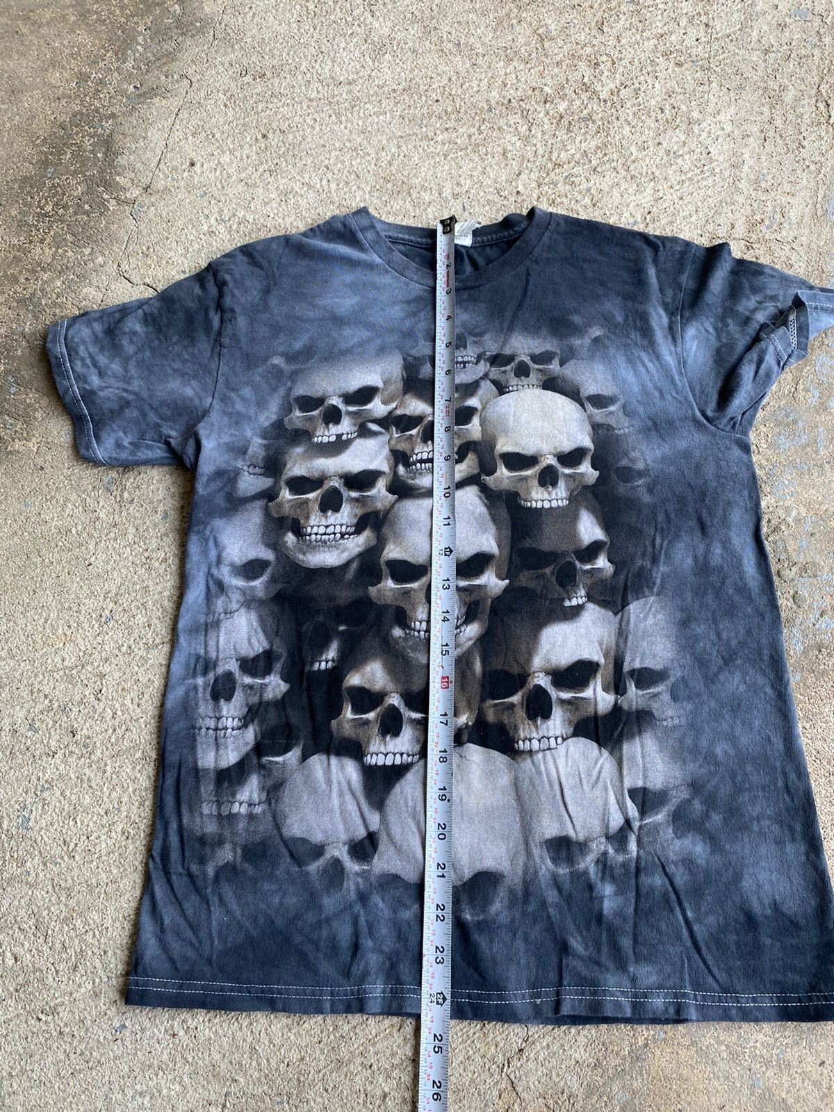 Vintage Vintage Y2K Skull Pile All Over Shirt Size US S / EU 44-46 / 1 - 6 Thumbnail